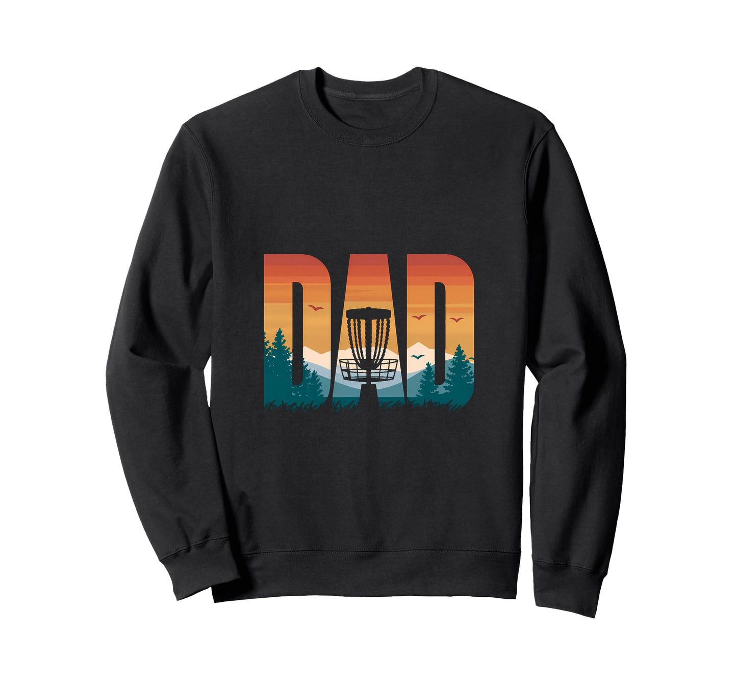 Discgolf Dad Sweatshirt - Trendy Graphic for Adults - T-Shirt, Sweatshirt, Hoodie