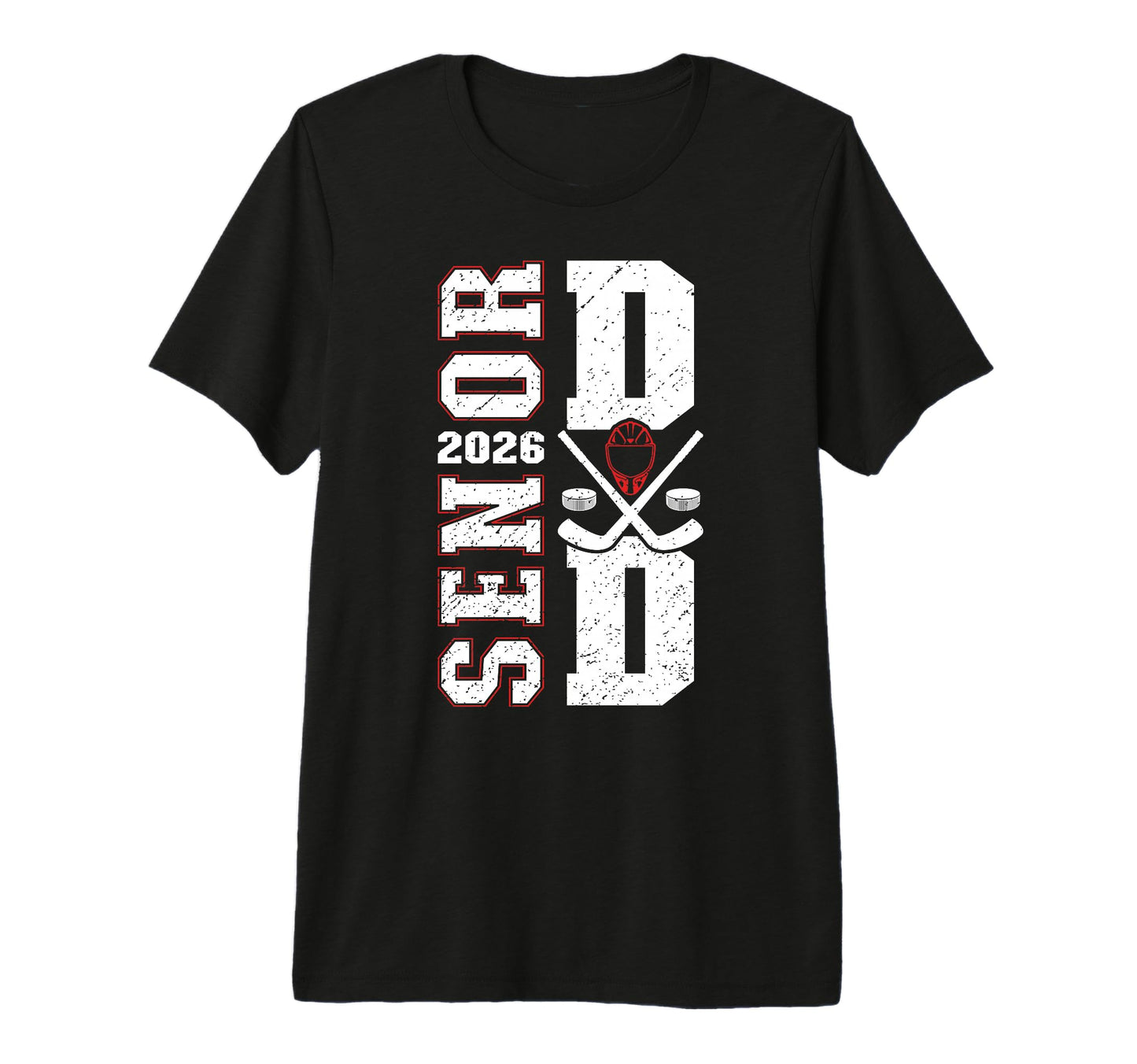 Mens Hockey Senior Dad Senior Hockey T-Shirt - Novelty Apparel for Adults - T-Shirt, Sweatshirt, Hoodie