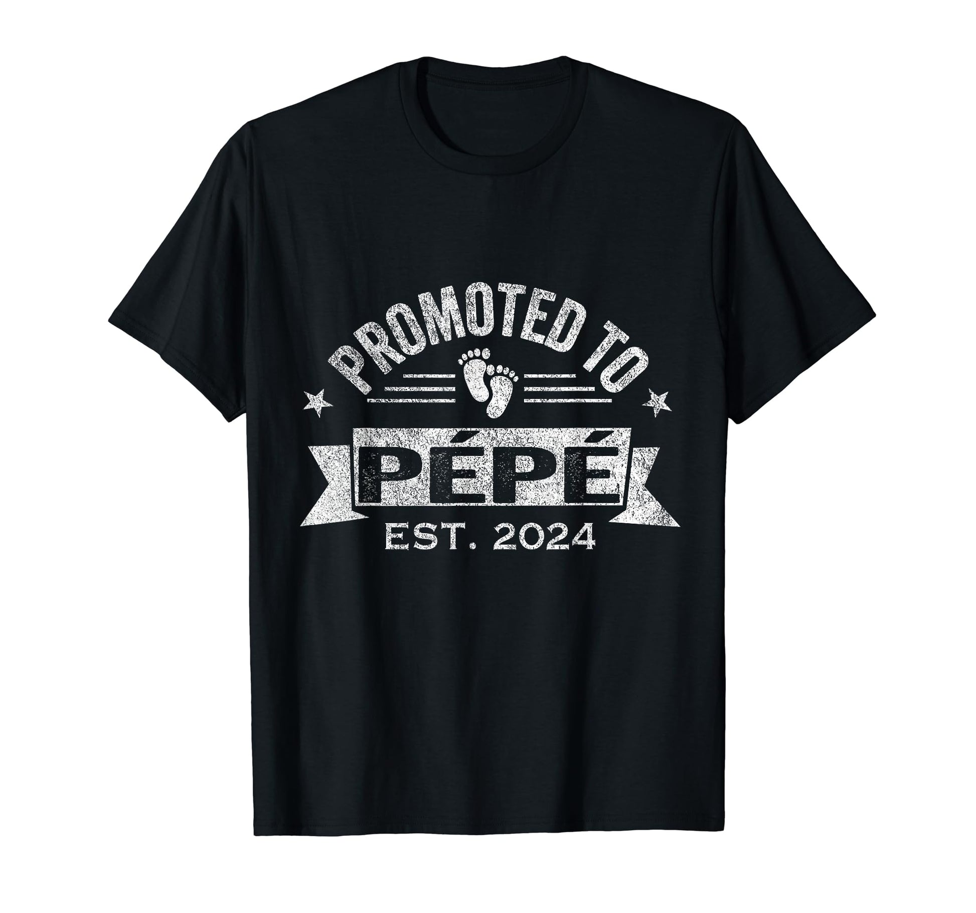 Promoted To P P Est 2024 French T-Shirt - Custom Art Print Men Women - T-Shirt, Sweatshirt, Hoodie