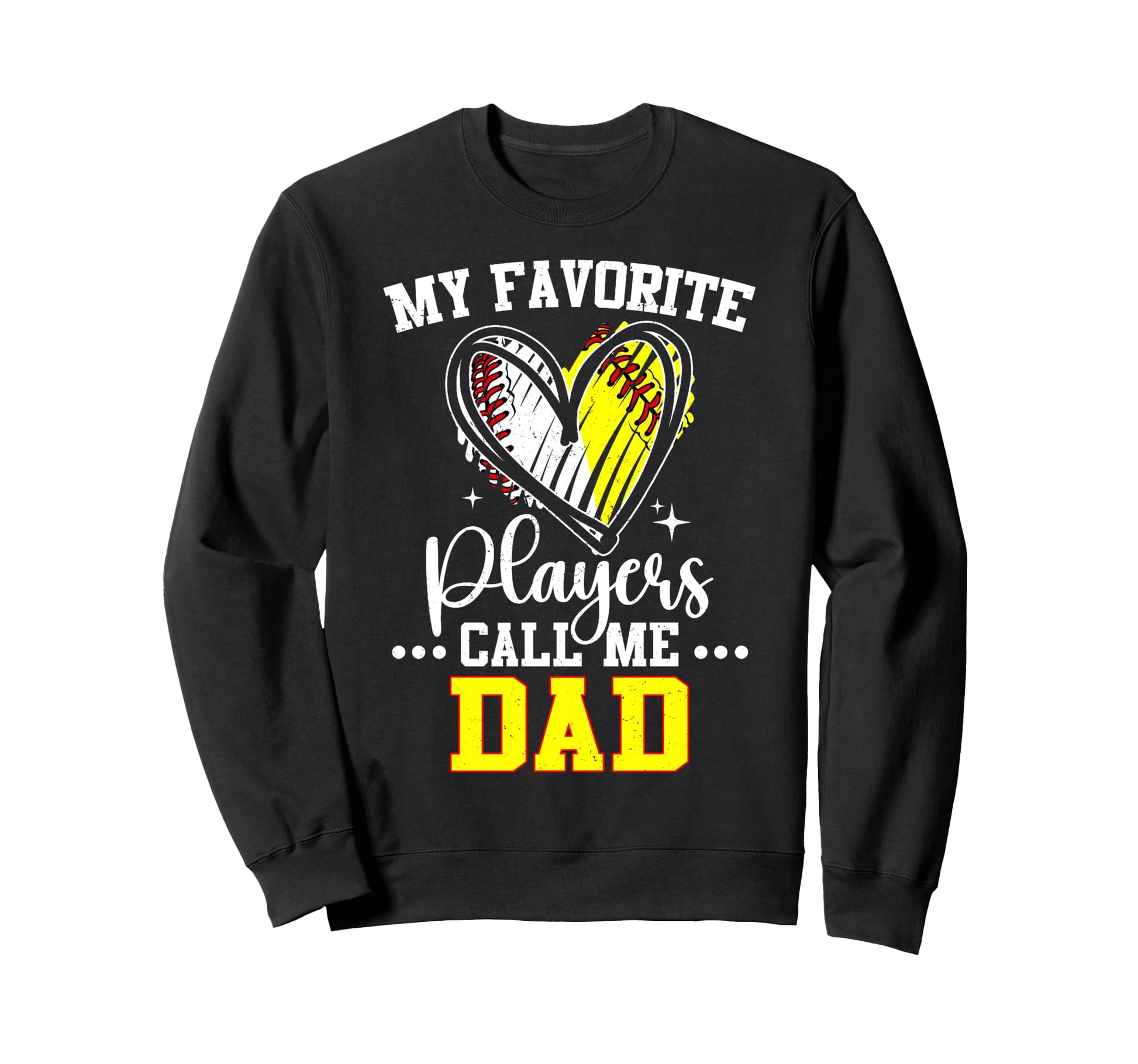 My Favorite Baseball Softball Sweatshirt - Unique Graphic for Adults - T-Shirt, Sweatshirt, Hoodie