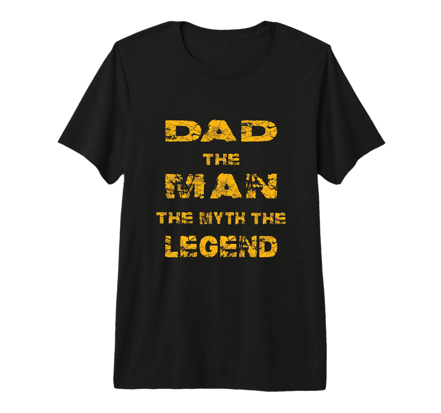 Dad Myth Legend Funny Fathers Day Tri T-Shirt - Graphic Print Men Women - T-Shirt, Sweatshirt, Hoodie