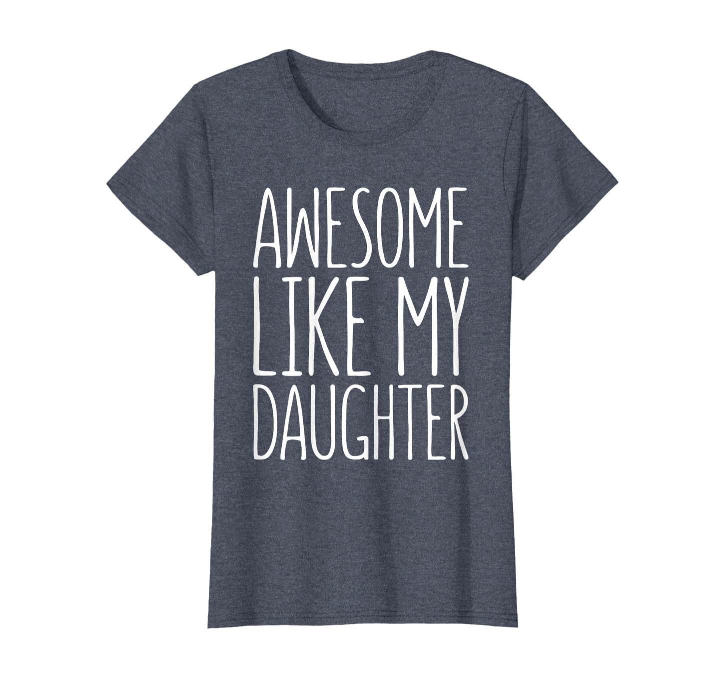 Awesome Like My Daughter Dad From T-Shirt - Custom Art Print for Adults - T-Shirt, Sweatshirt, Hoodie