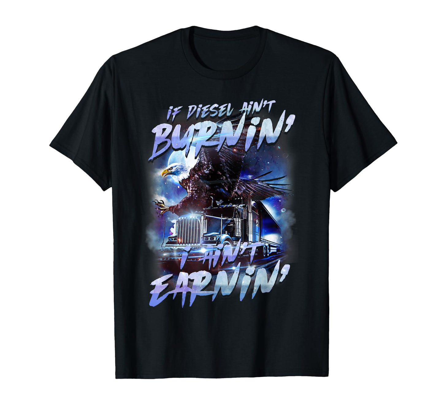 Truck Driver Dad Big Rig Semi Trailer T-Shirt - Streetwear Style Men Women - T-Shirt, Sweatshirt, Hoodie