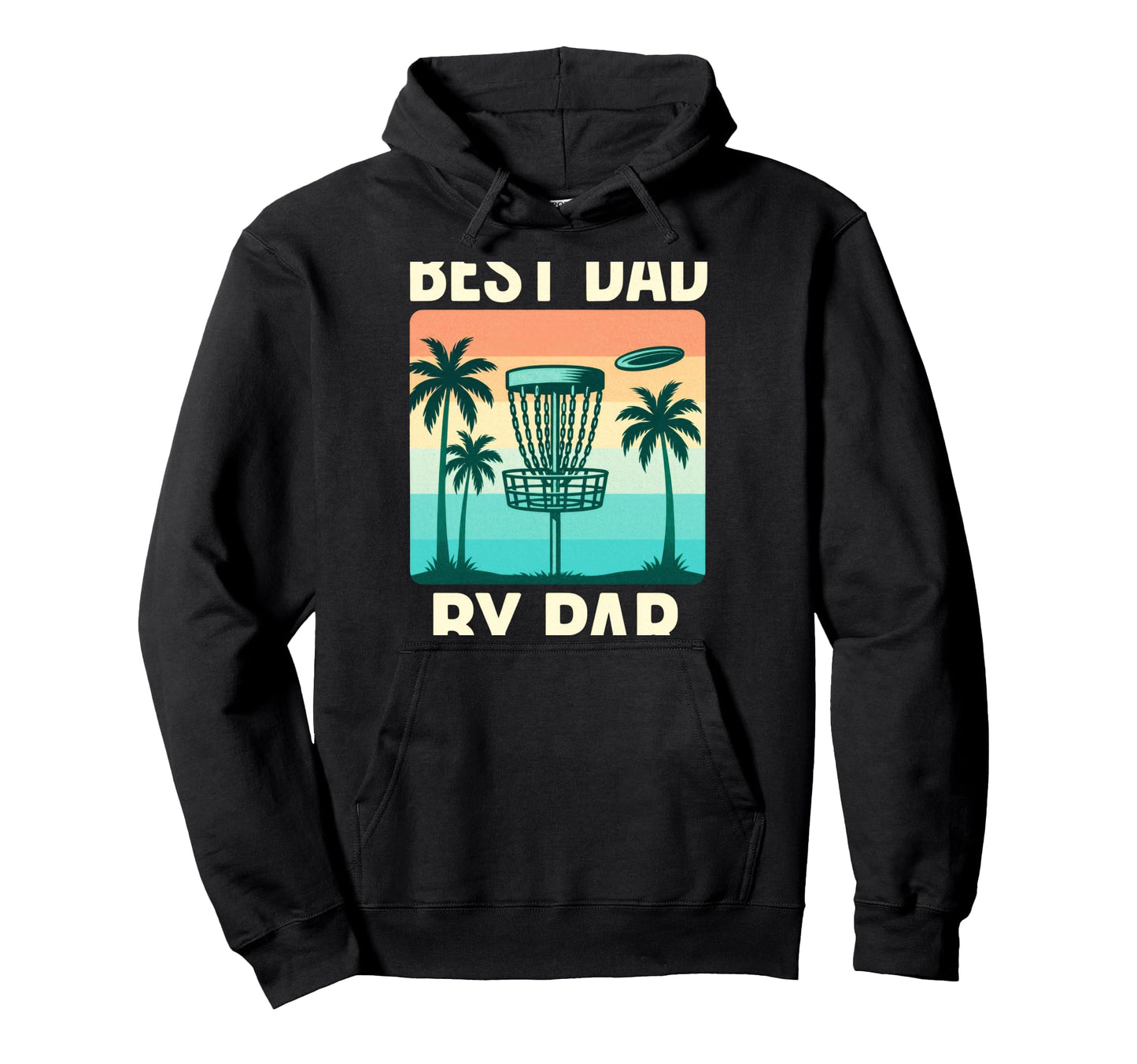 Best Dad Par Disc Golf Hoodie - Graphic Print for Adults - T-Shirt, Sweatshirt, Hoodie
