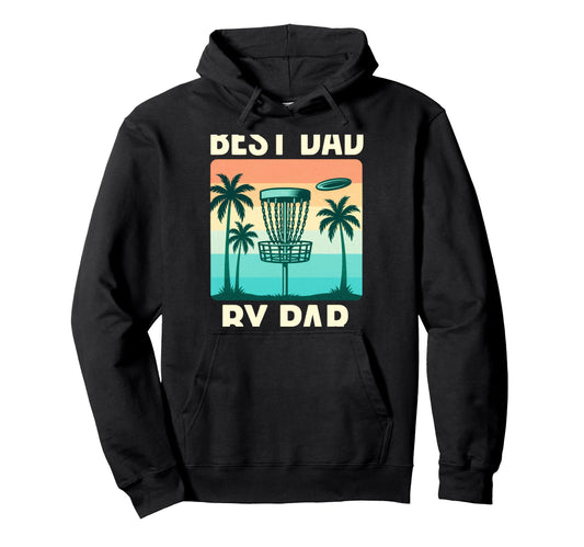 Best Dad Par Disc Golf Hoodie - Graphic Print for Adults - T-Shirt, Sweatshirt, Hoodie