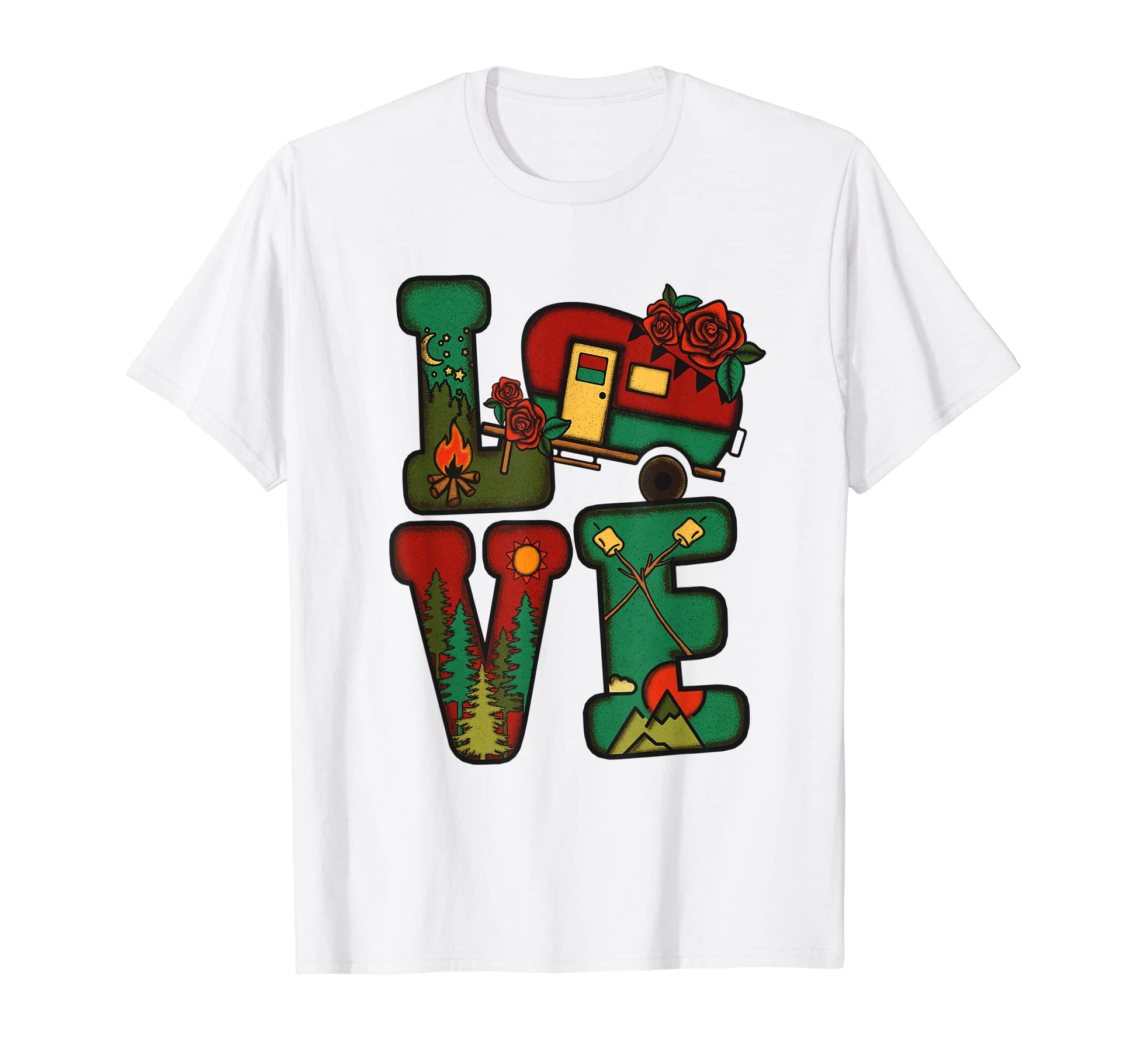 Outdoor Adventure Camper Mom And T-Shirt - Fun Novelty Design Men Women - T-Shirt, Sweatshirt, Hoodie