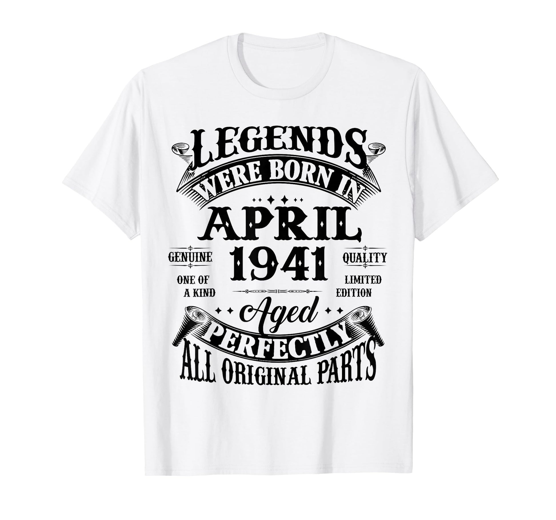 85Th Birthday Gift Legend Born April T-Shirt - Casual Everyday Wear Unisex - T-Shirt, Sweatshirt, Hoodie