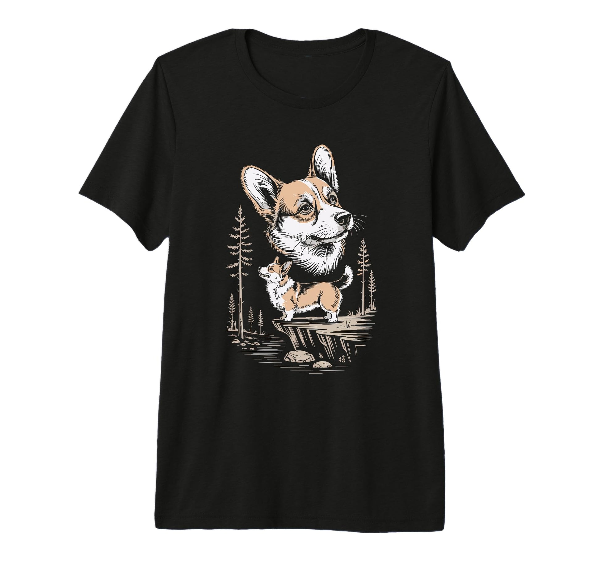 Mom Dad Cardigan Welsh Corgi Dog Owner T-Shirt - Unique Graphic for Adults - T-Shirt, Sweatshirt, Hoodie