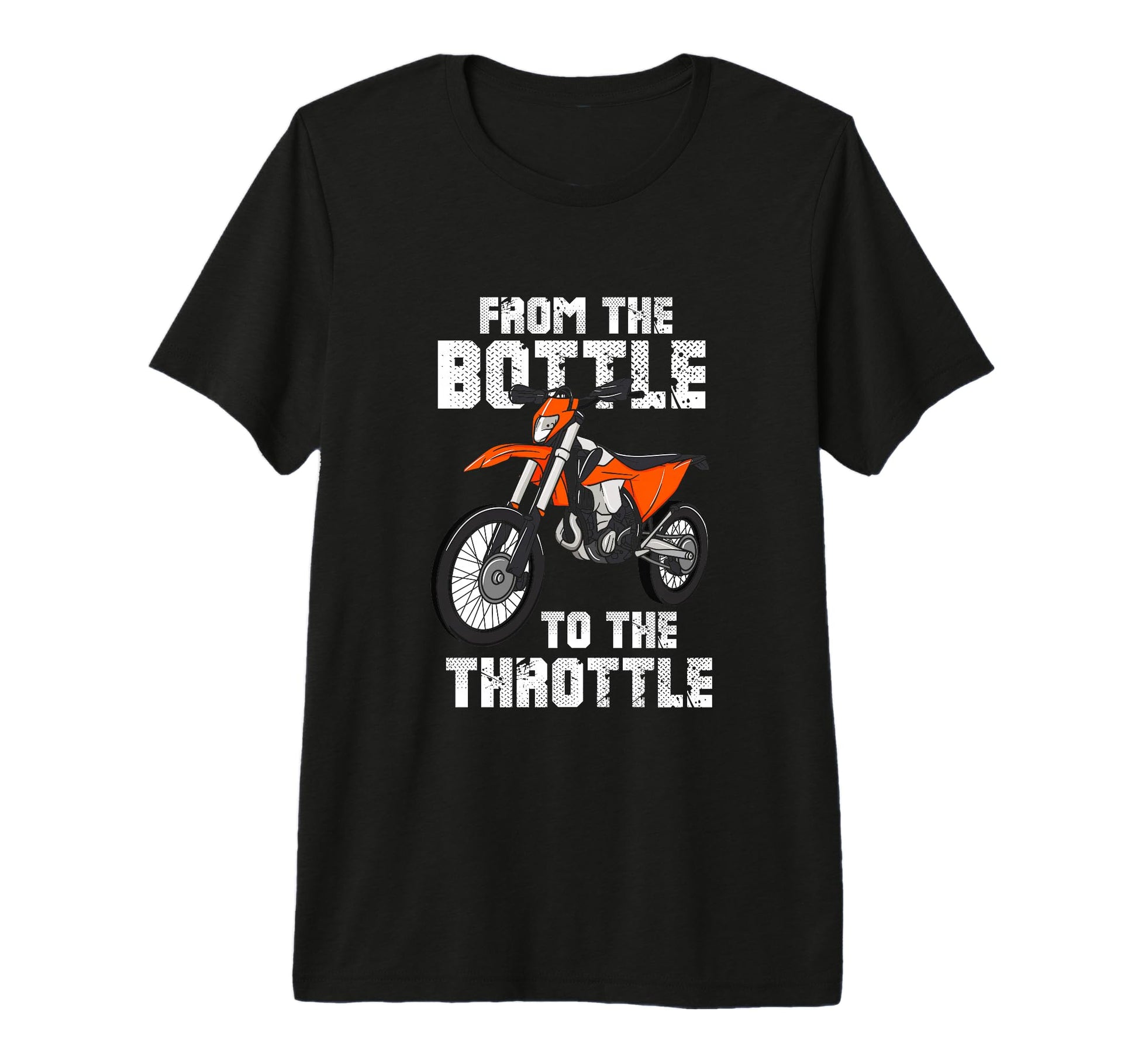 Motocross Dirt Bike Riding Dad From T-Shirt - Custom Art Print for Adults - T-Shirt, Sweatshirt, Hoodie