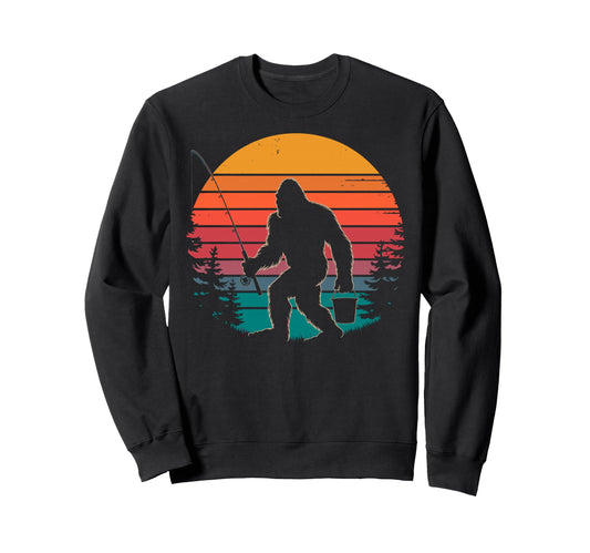 Bassquatch Sasquatch Fisher Bass Sweatshirt - Streetwear Style Men Women - T-Shirt, Sweatshirt, Hoodie