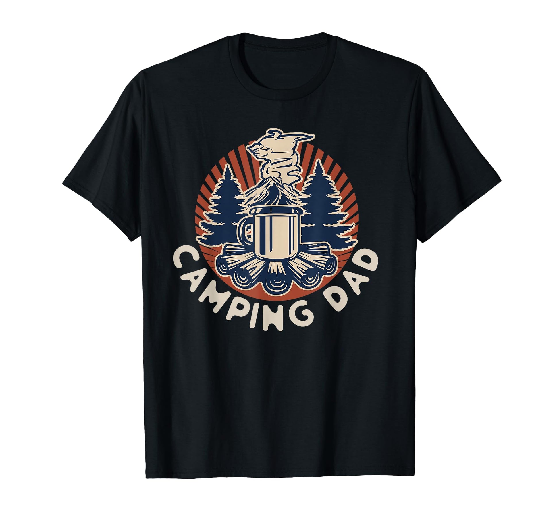 Camping Dad Camper Father Outdoor T-Shirt - Custom Art Print Men Women - T-Shirt, Sweatshirt, Hoodie