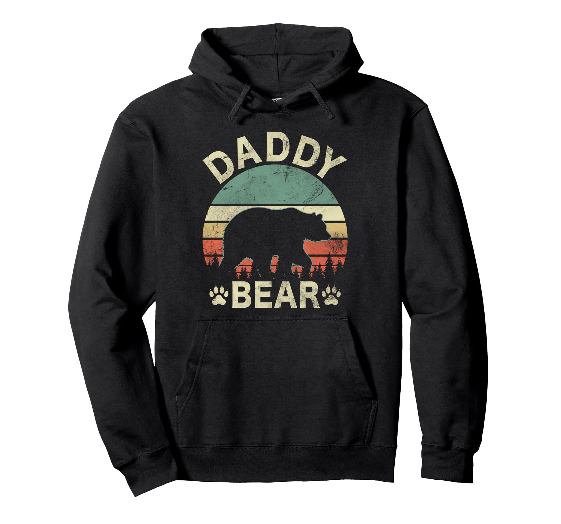 Daddy Bear Funny Dad Camping Fathers Day Hoodie - Unique Graphic for Adults - T-Shirt, Sweatshirt, Hoodie