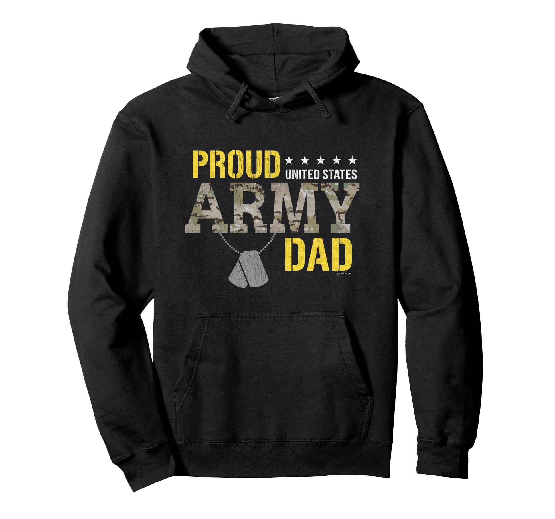 Proud Army Dad Show Your Pride Dad Hoodie - Custom Art Print Unisex - T-Shirt, Sweatshirt, Hoodie