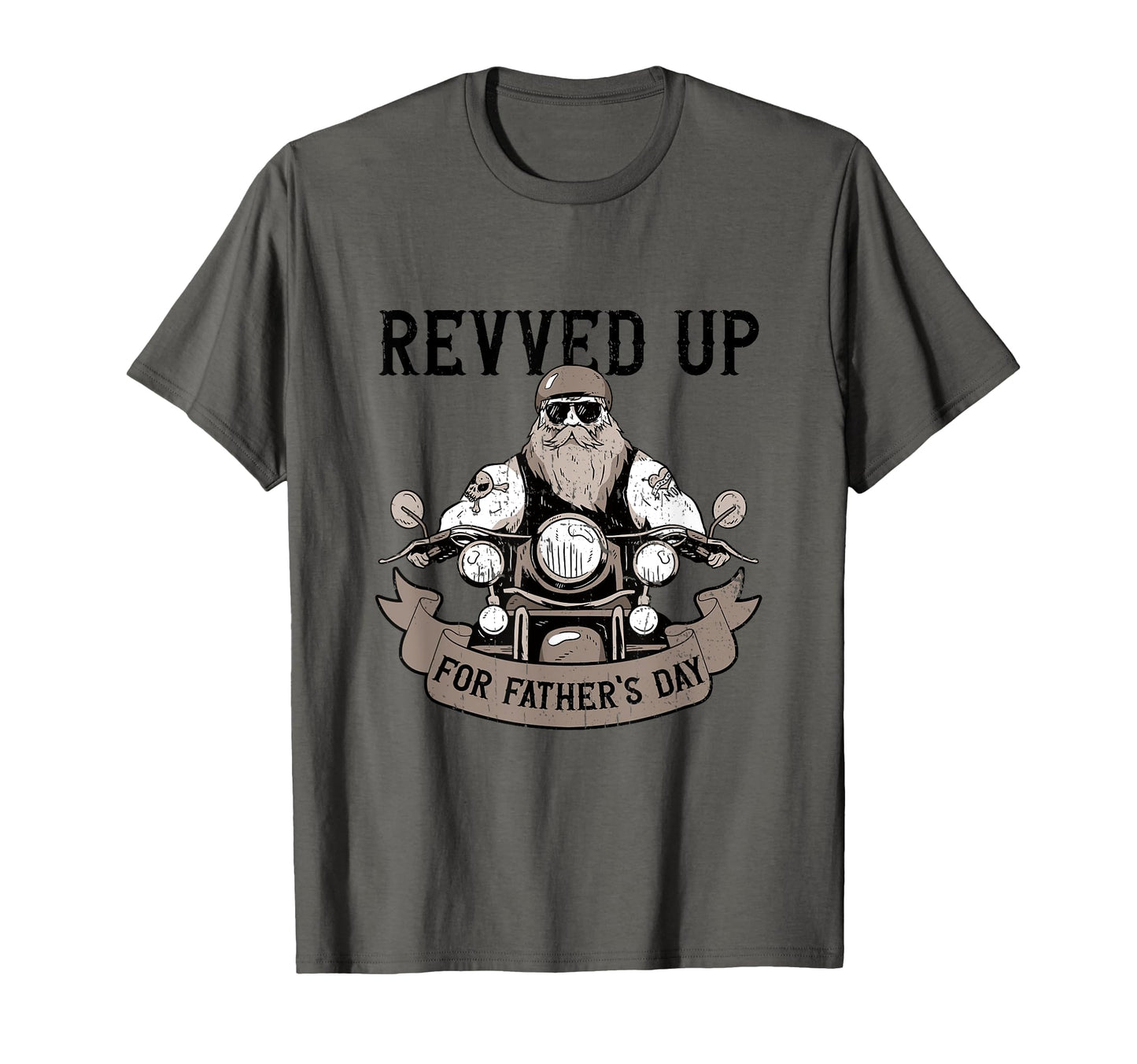 Revved Up Fathers Day Motorcycle T-Shirt - Streetwear Style Men Women - T-Shirt, Sweatshirt, Hoodie