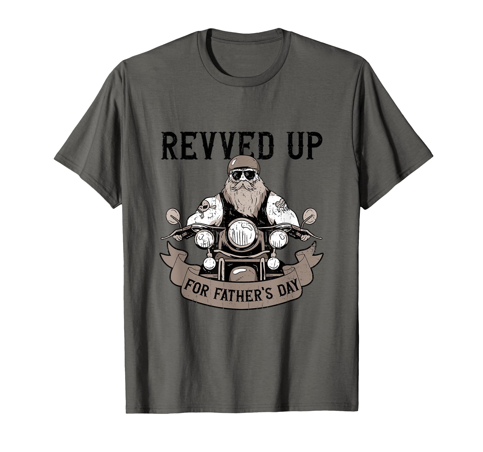 Revved Up Fathers Day Motorcycle T-Shirt - Streetwear Style Men Women - T-Shirt, Sweatshirt, Hoodie