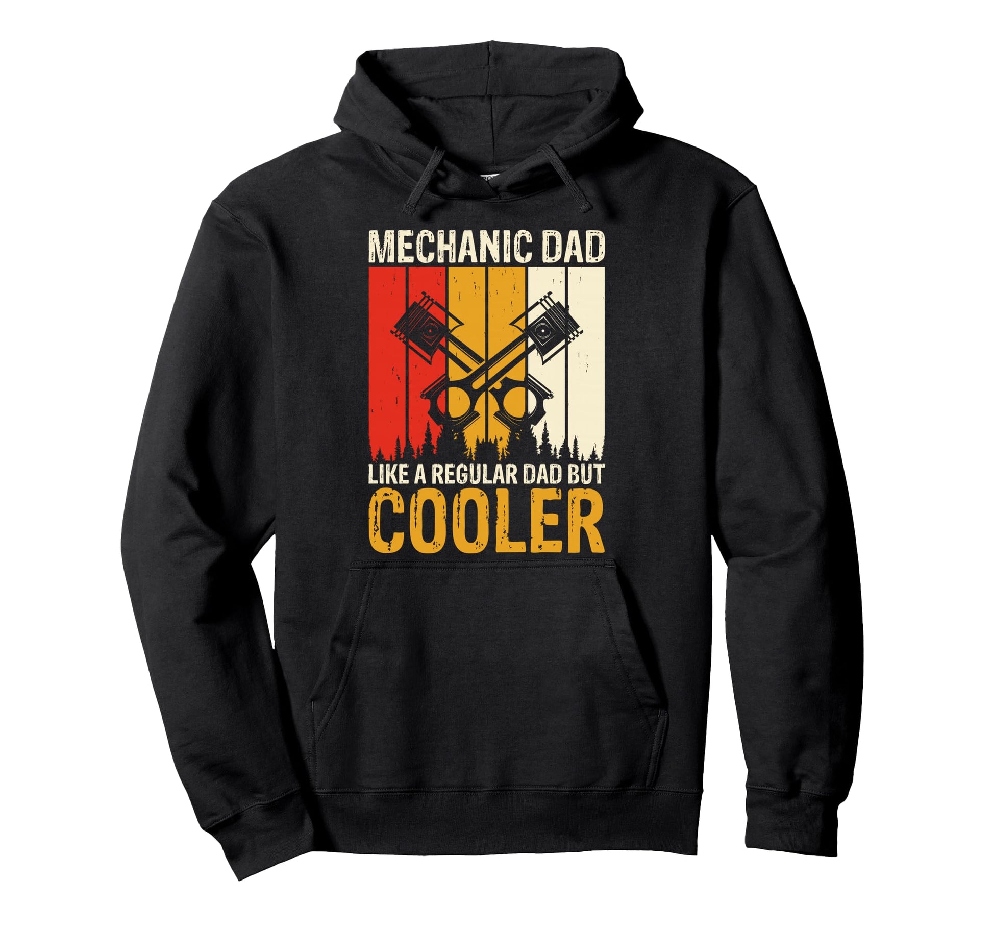 Mechanic Dad Like Regular Dad But Hoodie - Custom Art Print Men Women - T-Shirt, Sweatshirt, Hoodie