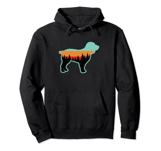 Boykin Dog Forest Sky Hiking Gift Hoodie - Fun Novelty Design Unisex - T-Shirt, Sweatshirt, Hoodie