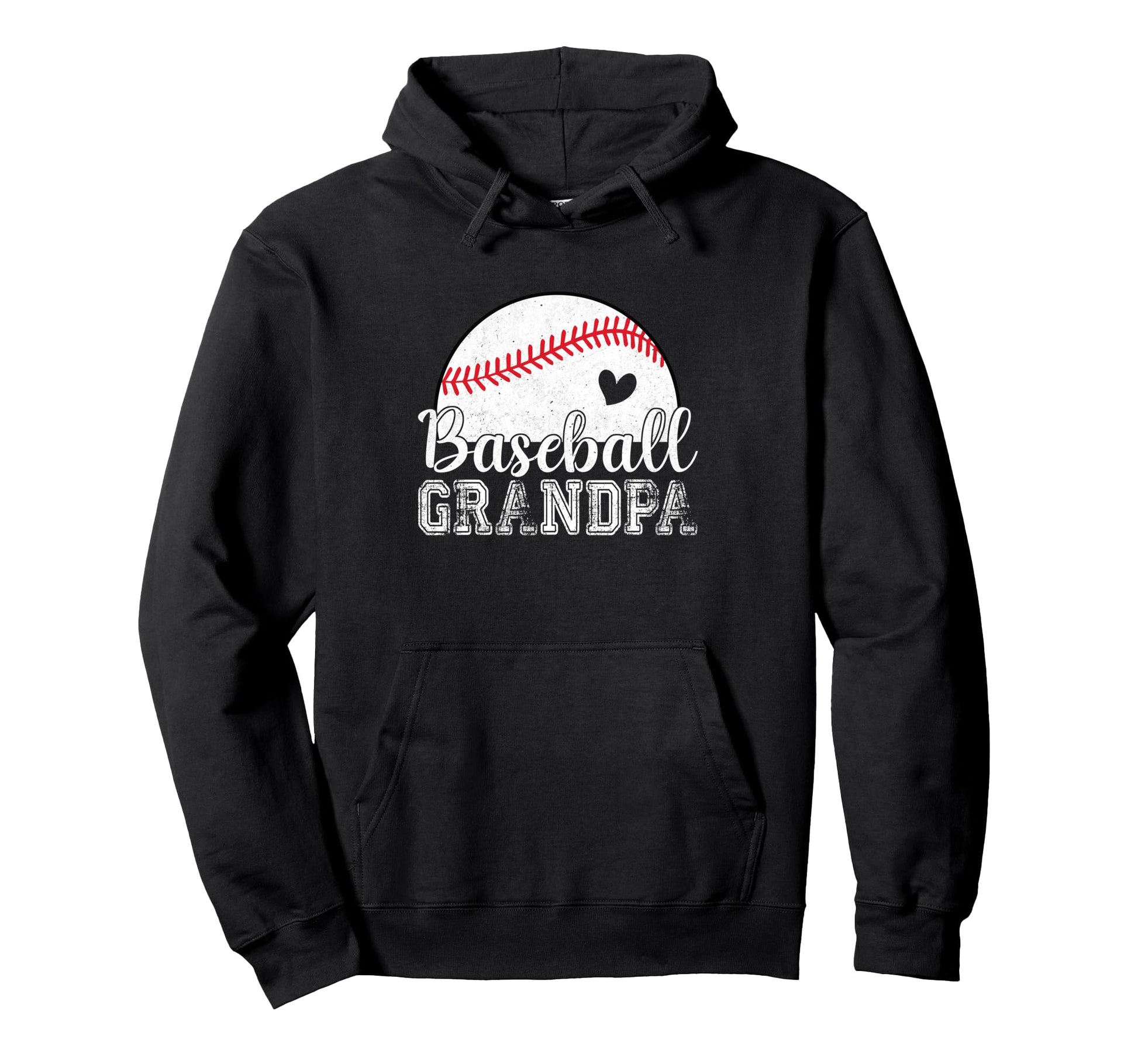 Baseball Grandpa Gifts Fathers Day Hoodie - Minimalist Print Men Women - T-Shirt, Sweatshirt, Hoodie