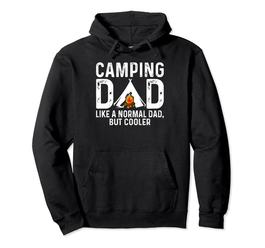 Camping Dad Camper Father Camping Dad Hoodie - Minimalist Print for Adults - T-Shirt, Sweatshirt, Hoodie