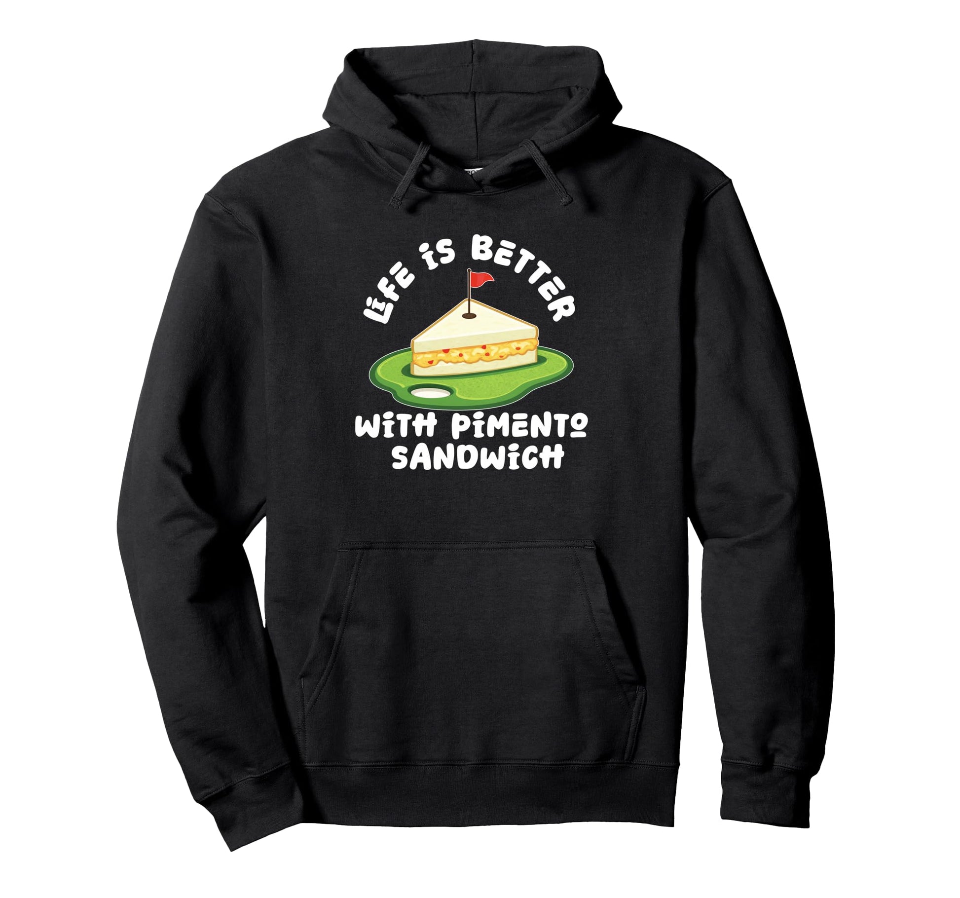 Pimento Cheese Sandwich Golf Dad Husband Hoodie - Trendy Graphic Unisex - T-Shirt, Sweatshirt, Hoodie