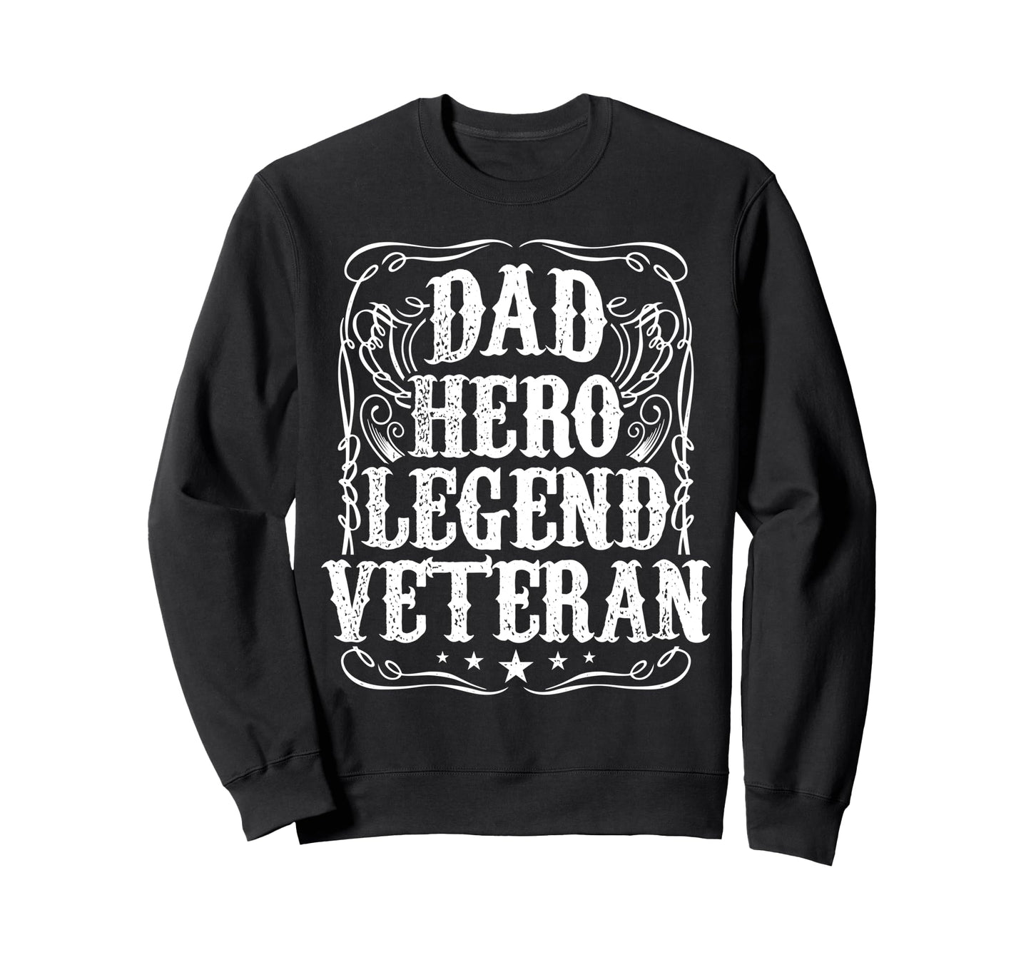 Bourbon Dad Hero Legend Veteran Sweatshirt - Streetwear Style for Adults - T-Shirt, Sweatshirt, Hoodie