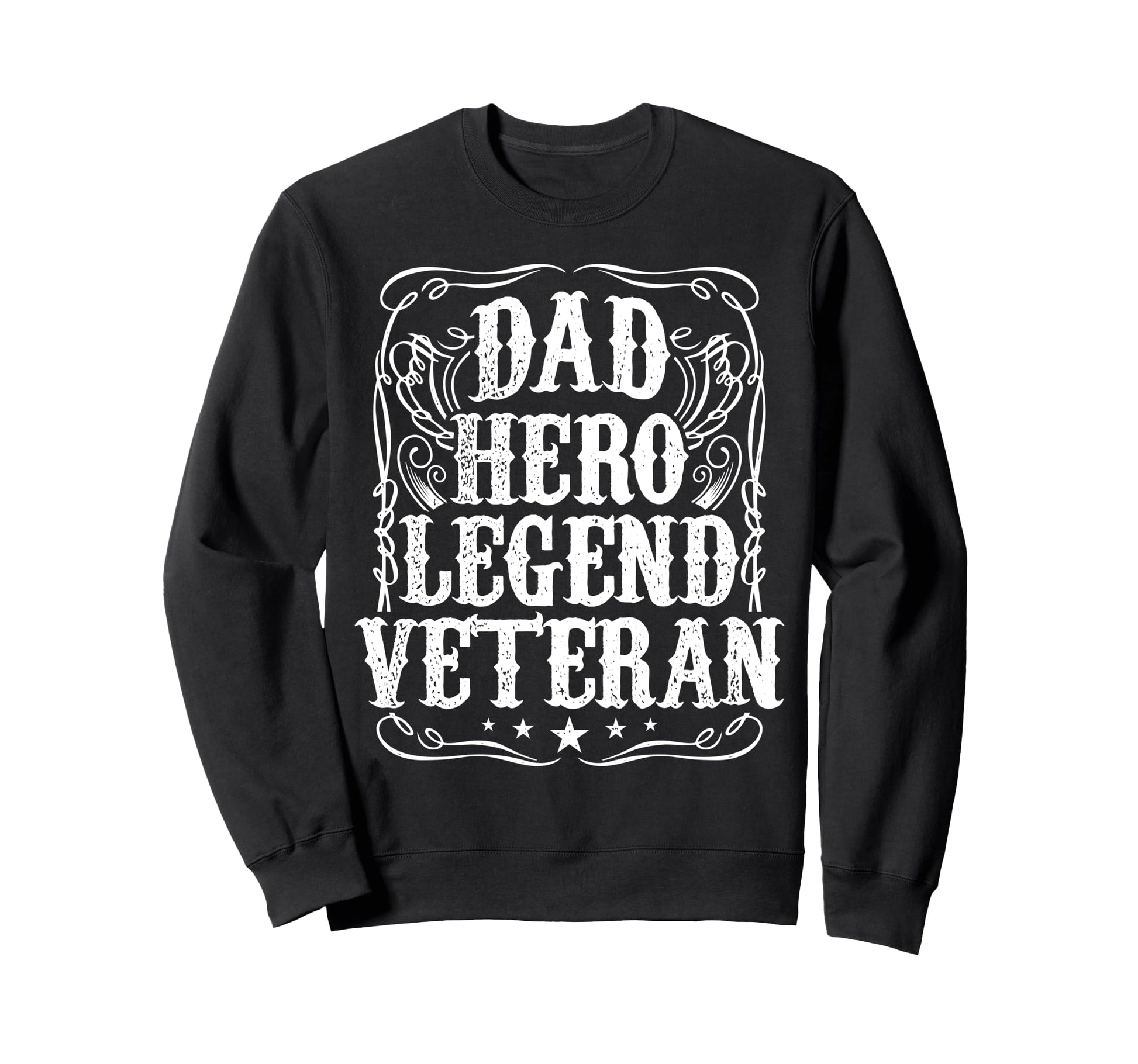 Bourbon Dad Hero Legend Veteran Sweatshirt - Streetwear Style for Adults - T-Shirt, Sweatshirt, Hoodie