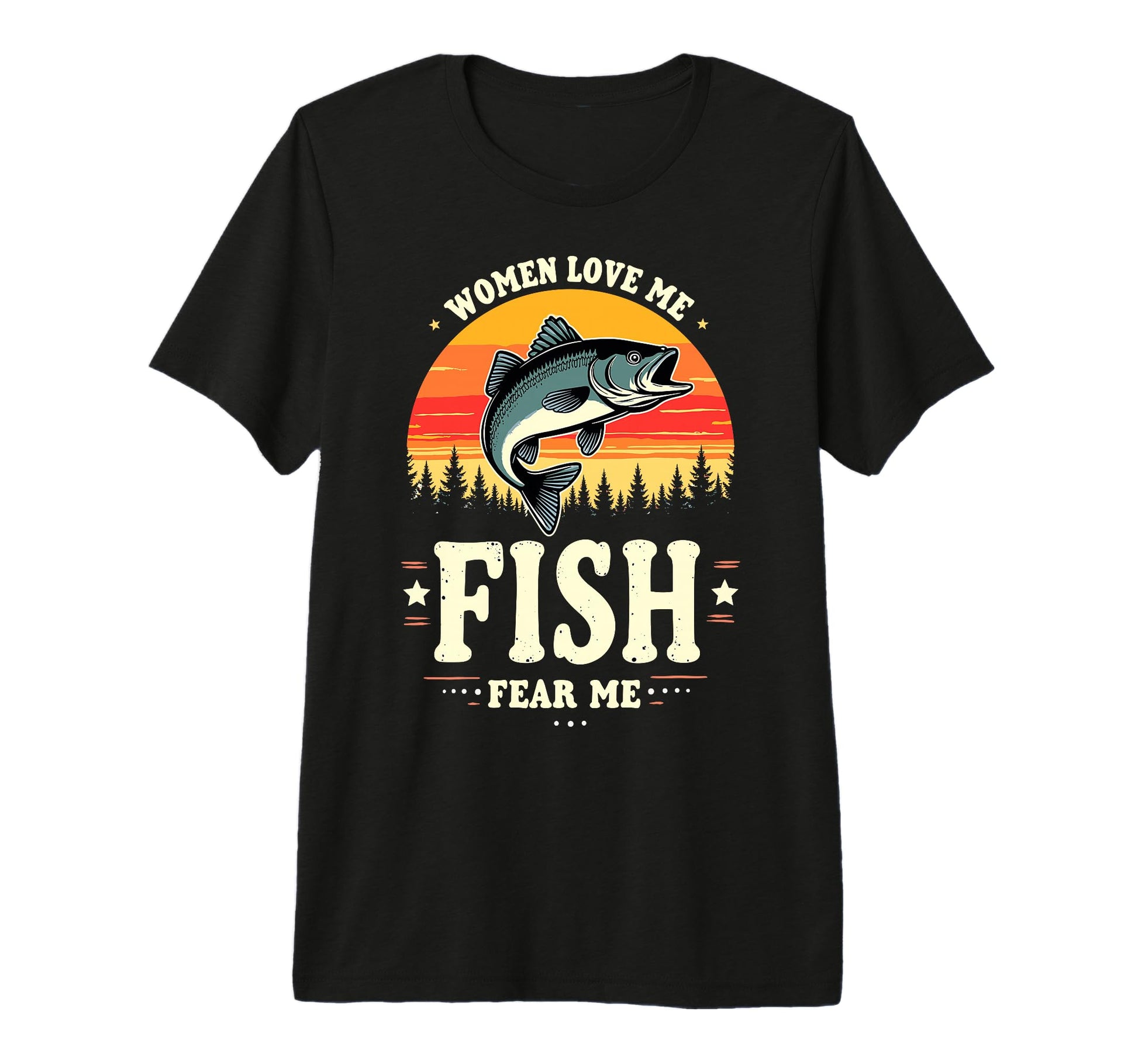 Love Me Fish Fear Me Fishing Meme T-Shirt - Streetwear Style for Adults - T-Shirt, Sweatshirt, Hoodie