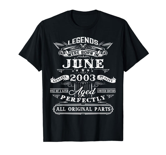 23Rd Birthday Gift Legend Born T-Shirt - Fun Novelty Design for Adults - T-Shirt, Sweatshirt, Hoodie