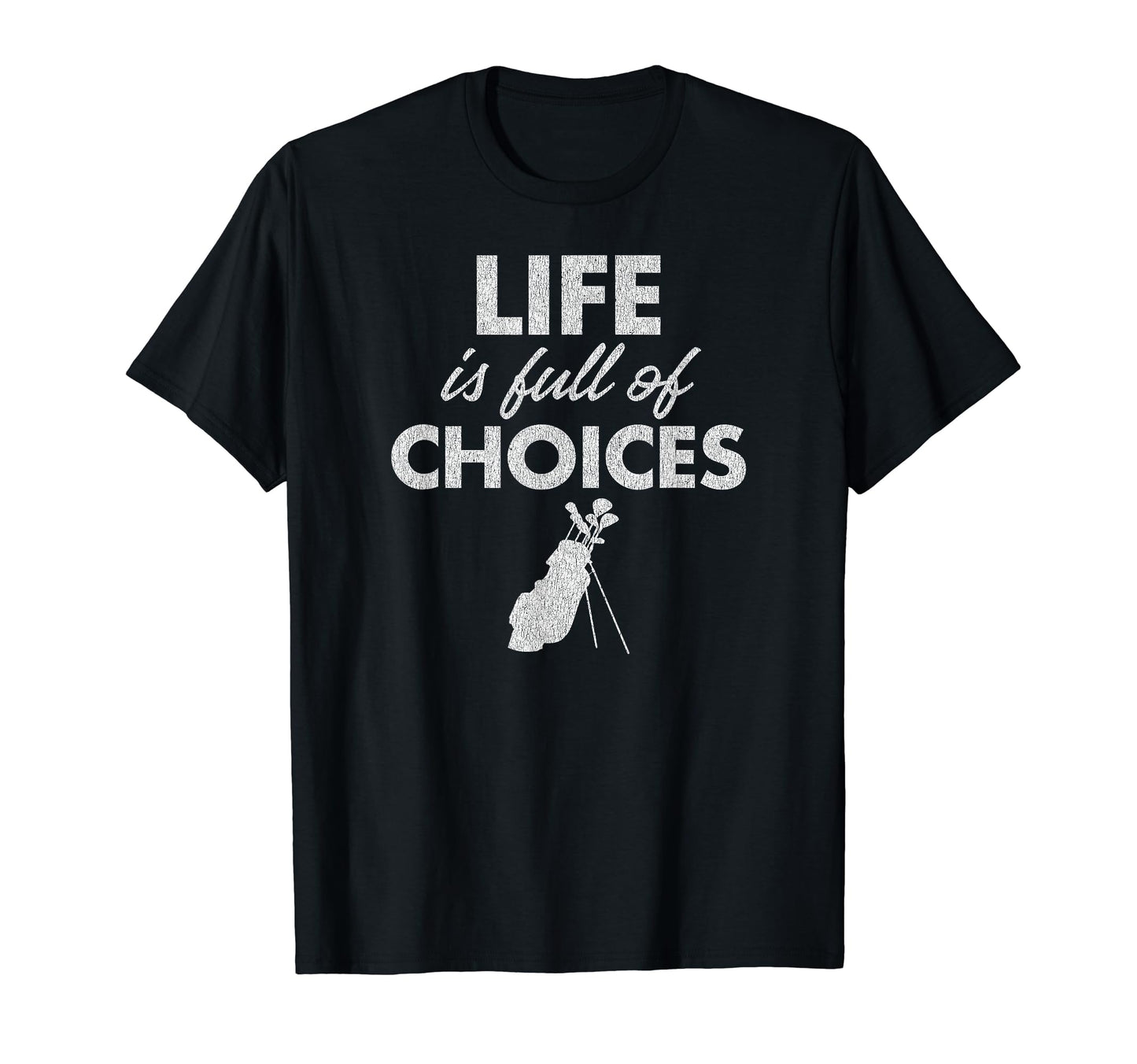 Funny Golf Golfing Dad Life Is Full T-Shirt - Aesthetic Graphic Unisex - T-Shirt, Sweatshirt, Hoodie