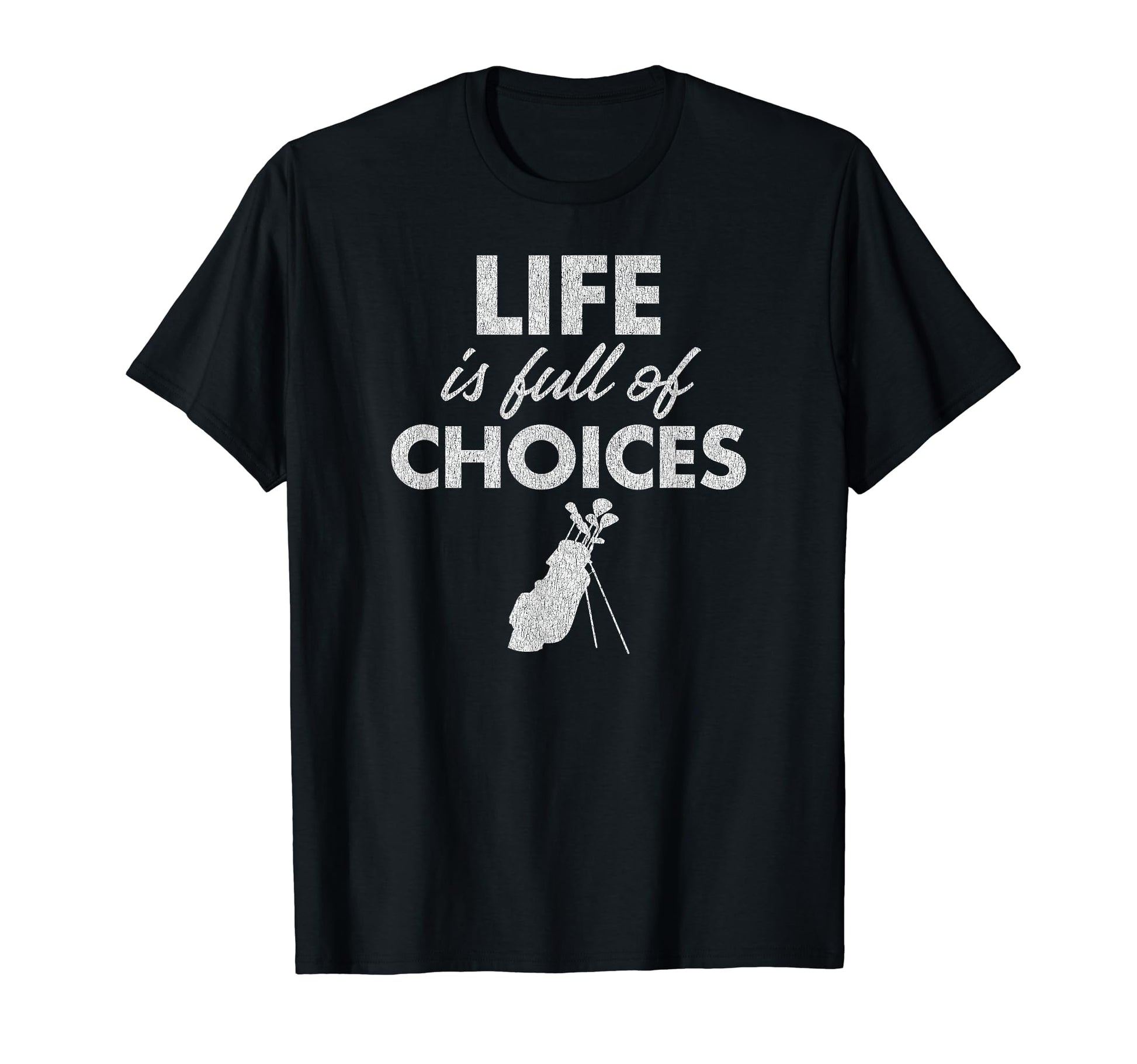 Funny Golf Golfing Dad Life Is Full T-Shirt - Aesthetic Graphic Unisex - T-Shirt, Sweatshirt, Hoodie