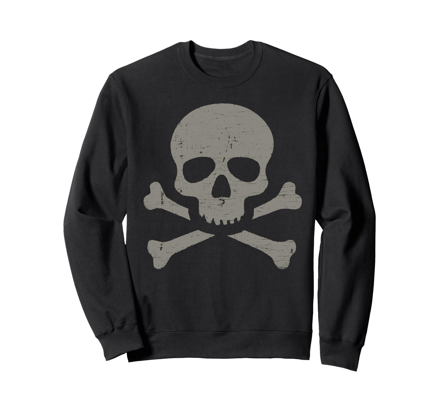 Skull And Crossbones Gothic Pirate Sweatshirt - Unique Graphic Men Women - T-Shirt, Sweatshirt, Hoodie