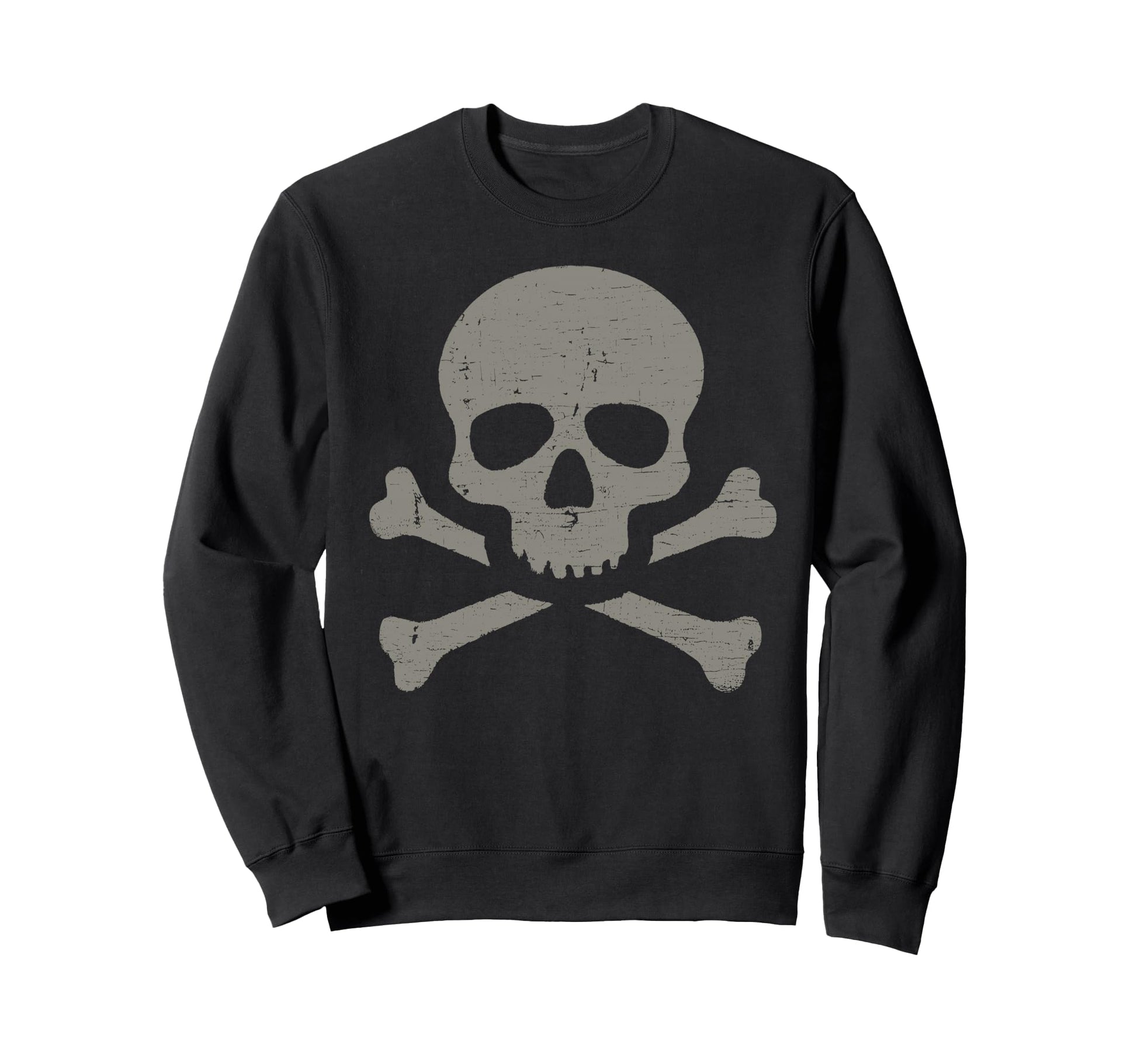 Skull And Crossbones Gothic Pirate Sweatshirt - Unique Graphic Men Women - T-Shirt, Sweatshirt, Hoodie