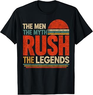 Retro The Men The Myth Rush Legends Men Women Kids Vintage T-Shirt Unisex T-shirt, Sweatshirt, Hoodie, Long Sleeve Tee - T-Shirt, Sweatshirt, Hoodie