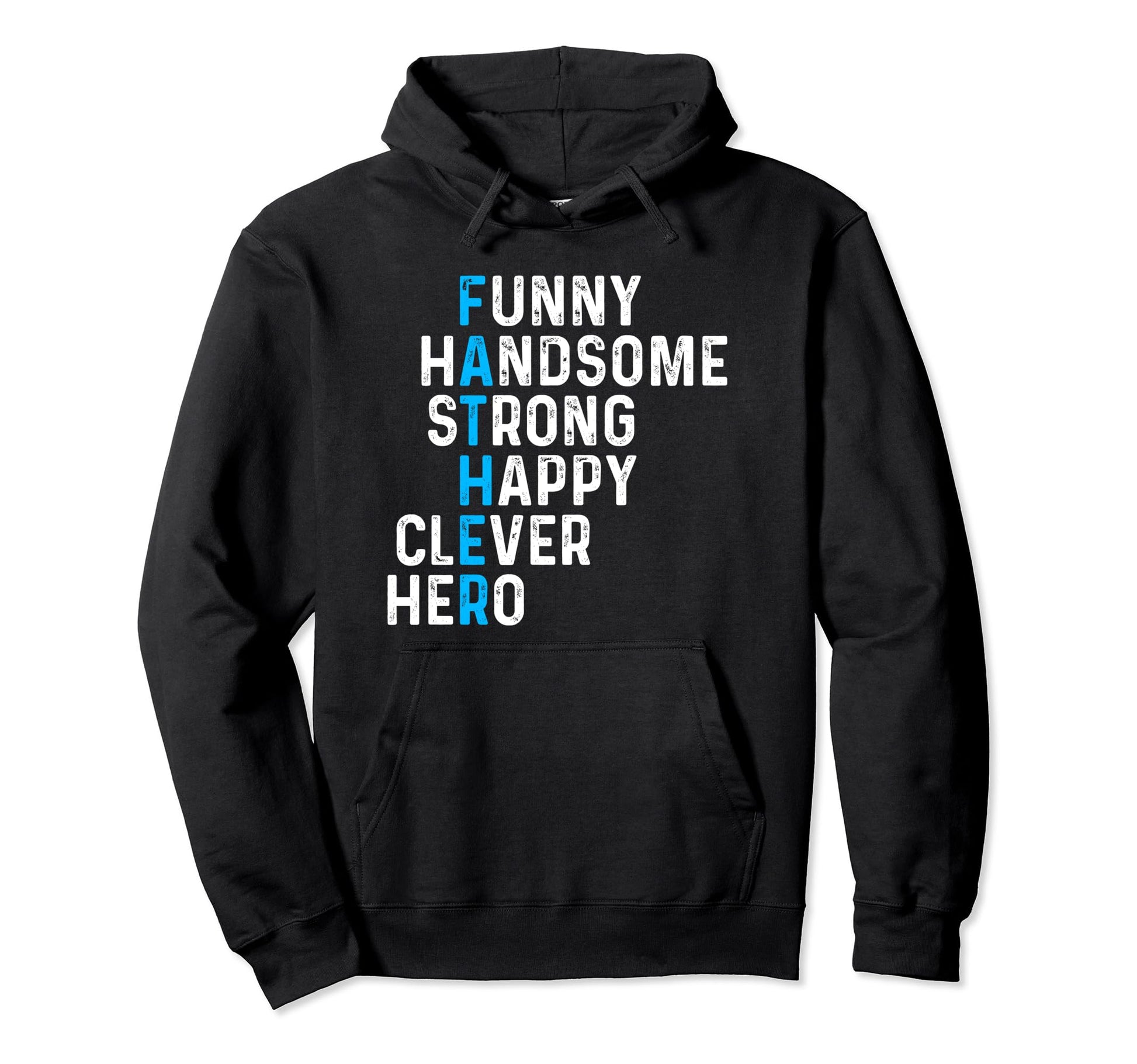 Funny Dad Fathers Day Dad Papa Daddy Hoodie - Minimalist Print for Adults - T-Shirt, Sweatshirt, Hoodie