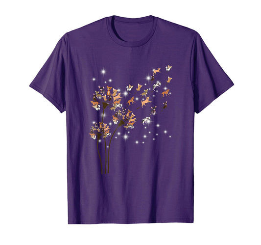 Chihuahua Flower Fly Dandelion T-Shirt - Aesthetic Graphic for Adults - T-Shirt, Sweatshirt, Hoodie