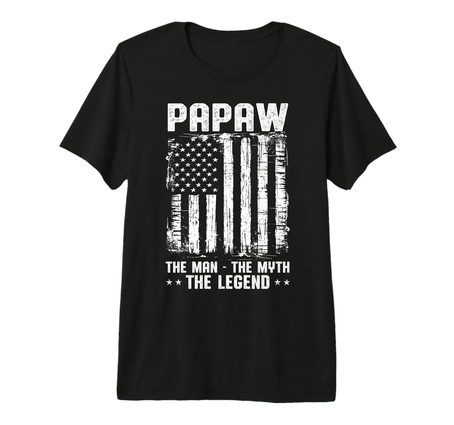Mens Papaw Myth Legend Dad Grandpa Tri T-Shirt - Aesthetic Graphic Unisex - T-Shirt, Sweatshirt, Hoodie