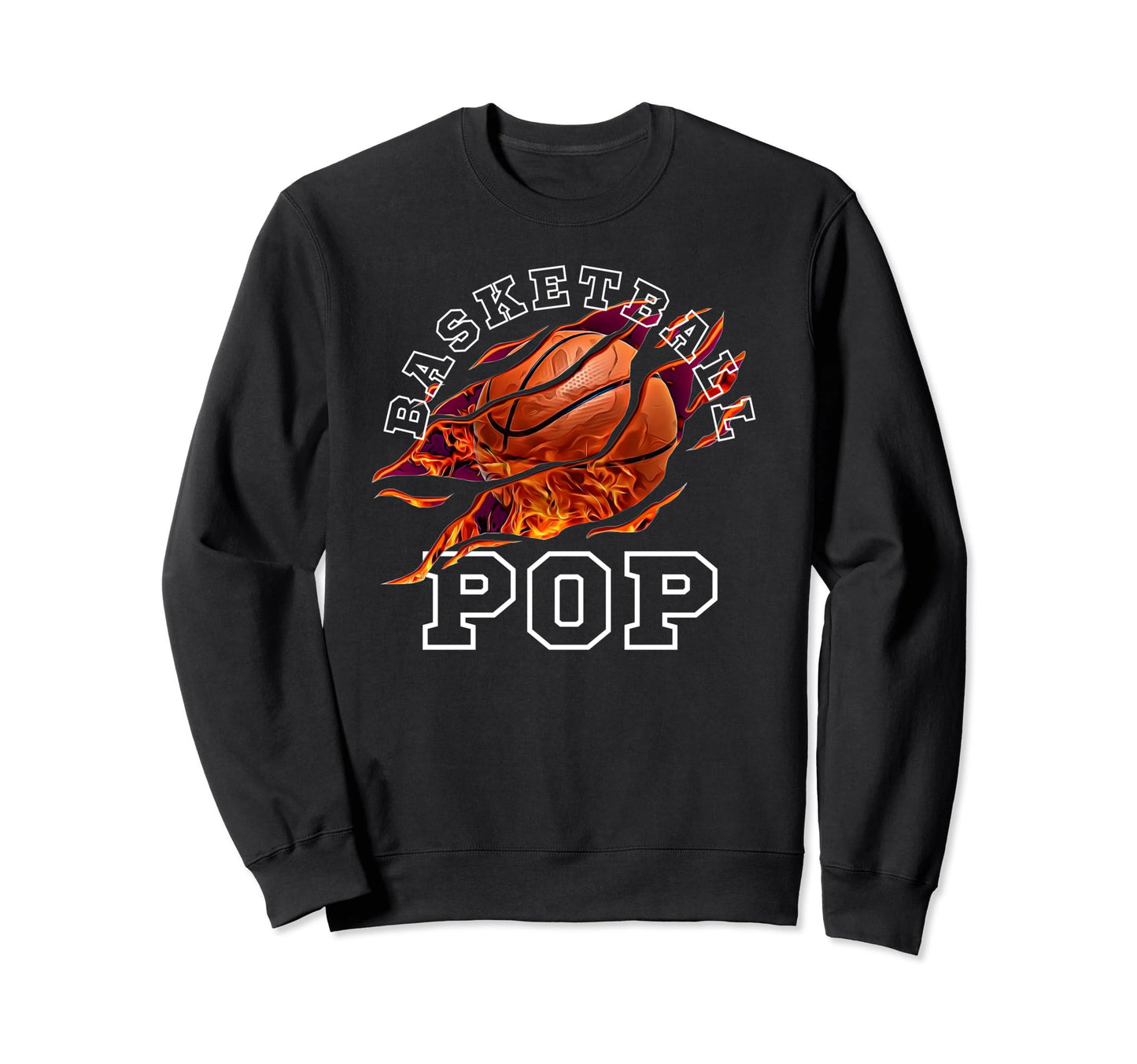 Basketball Pop Bball Lover Sports Sweatshirt - Unique Graphic Men Women - T-Shirt, Sweatshirt, Hoodie