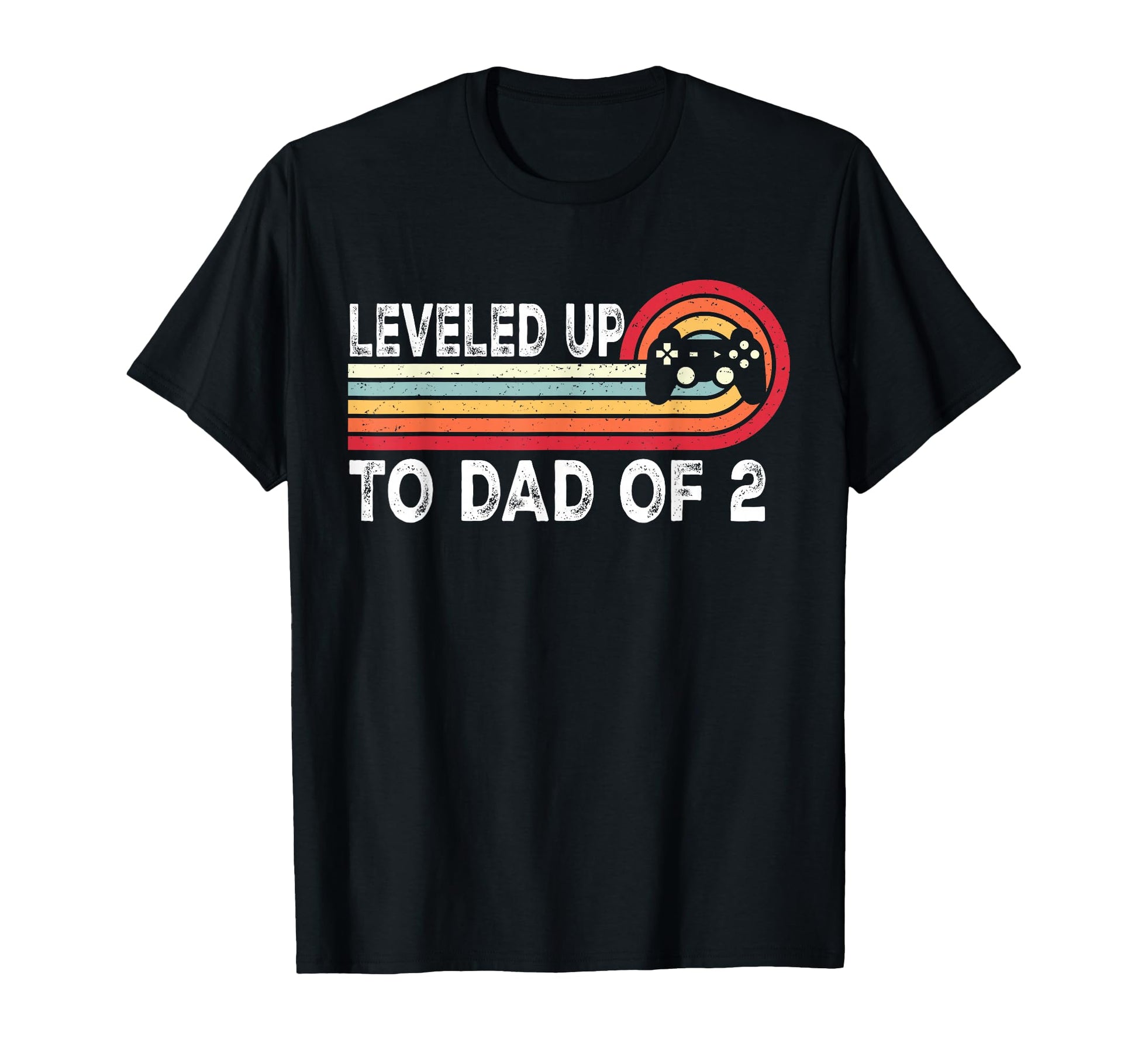 Leveled Up To Dad 2 Daddy Again T-Shirt - Casual Everyday Wear for Adults - T-Shirt, Sweatshirt, Hoodie