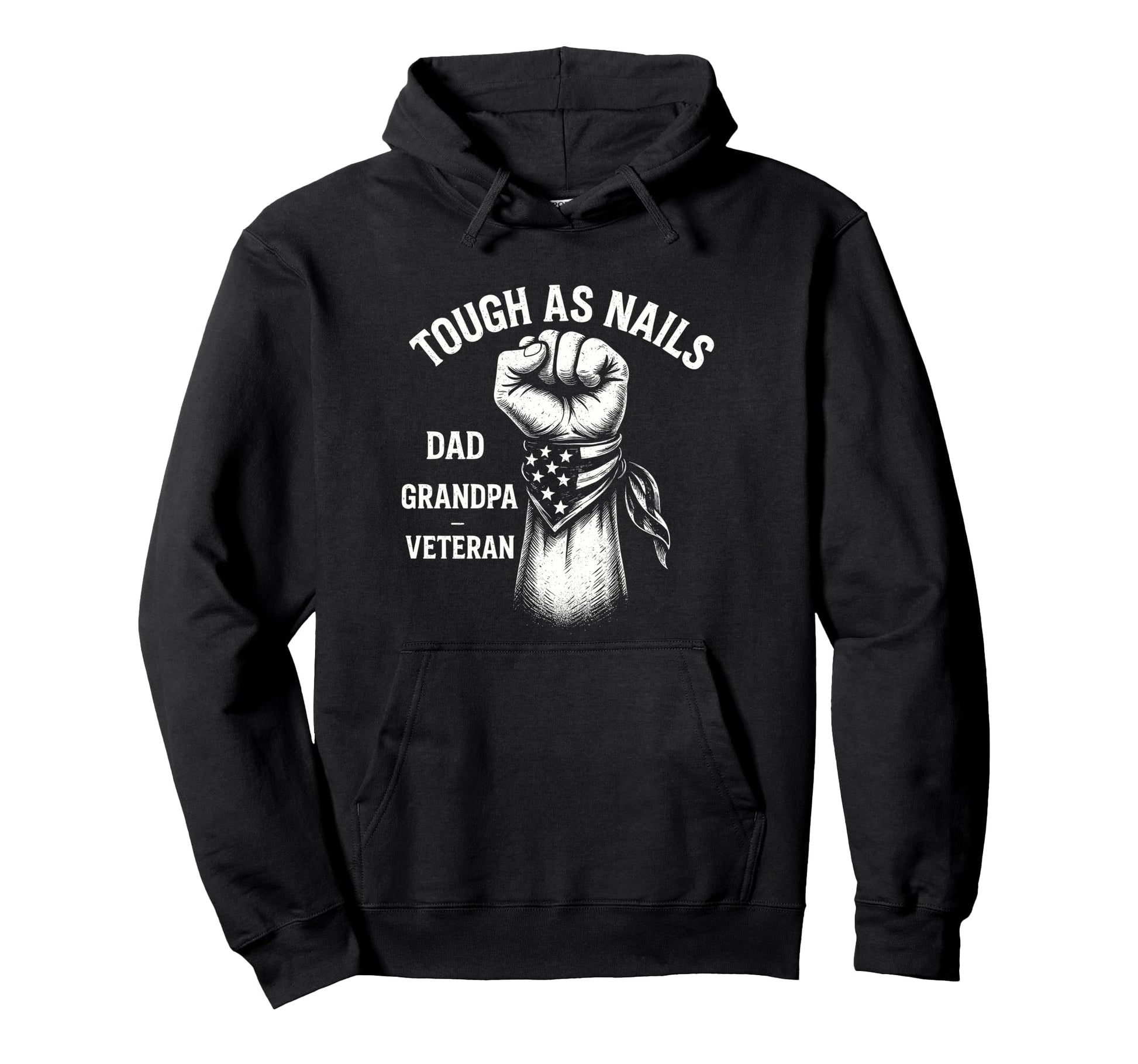 Dad Grandpa Veteran Patriotic Fathers Hoodie - Aesthetic Graphic Men Women - T-Shirt, Sweatshirt, Hoodie