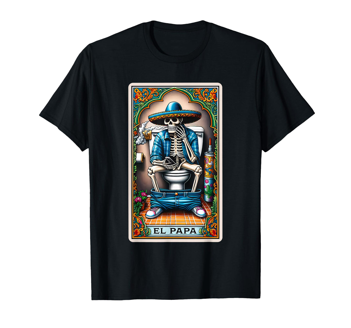 El Papa Latino Tarot Card Spanish T-Shirt - Custom Art Print for Adults - T-Shirt, Sweatshirt, Hoodie