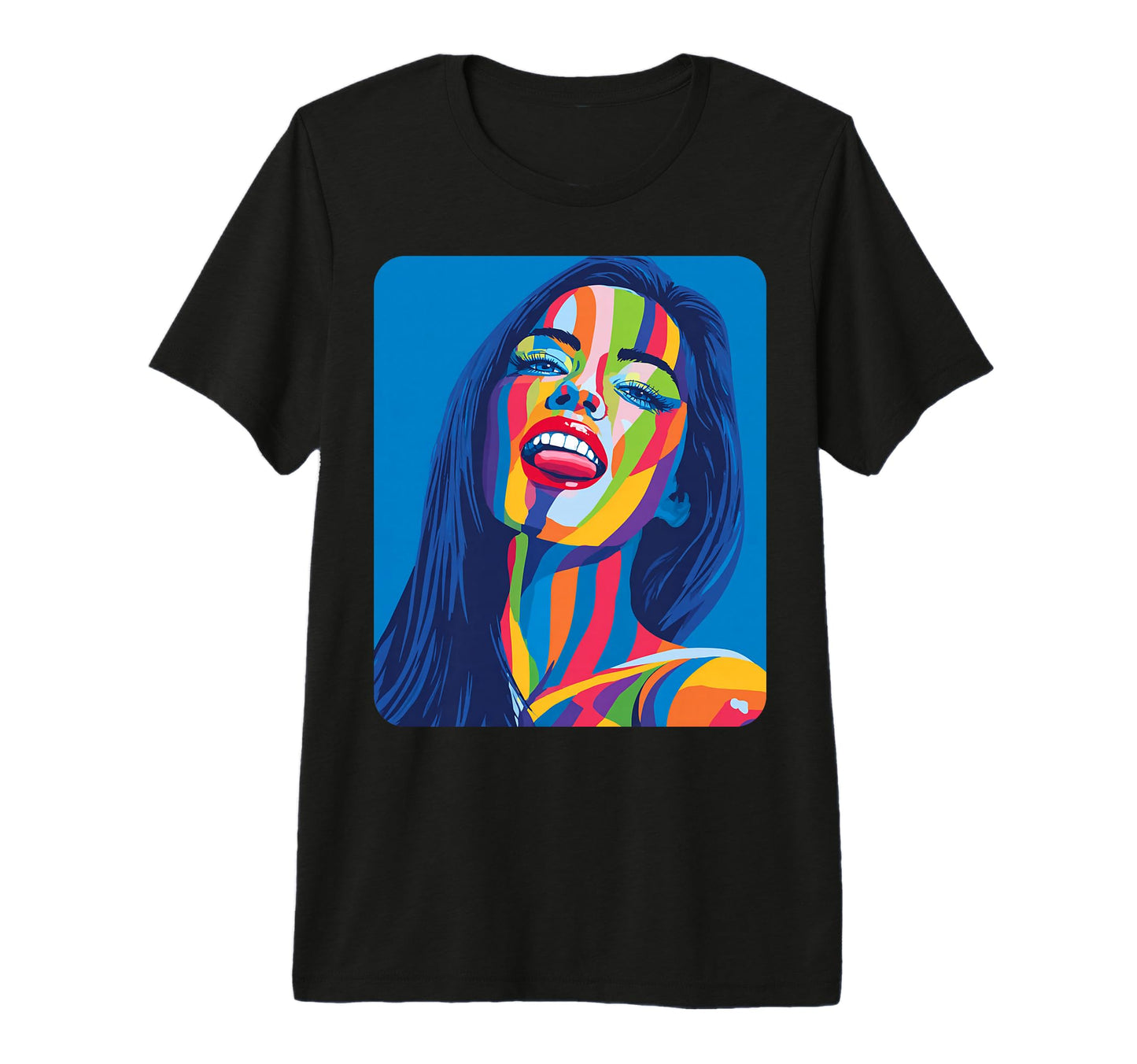 Pop Art Female Womens Abstract T-Shirt - Fun Novelty Design Unisex - T-Shirt, Sweatshirt, Hoodie