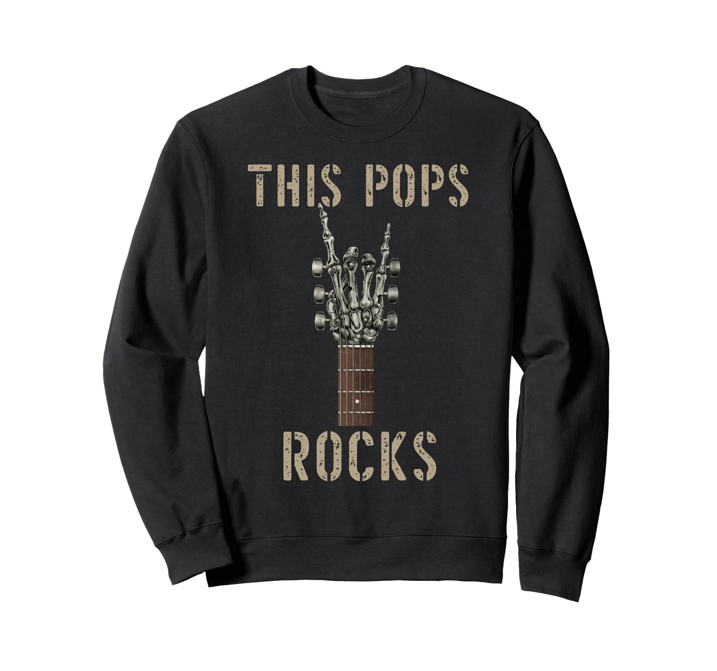This Pops Rocks Skeleton Hand Sweatshirt - Fun Novelty Design Men Women - T-Shirt, Sweatshirt, Hoodie