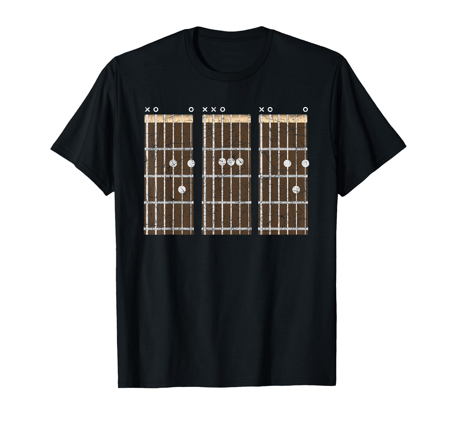 Dad Guitarist Father D D Chord Guitar T-Shirt - Minimalist Print Men Women - T-Shirt, Sweatshirt, Hoodie