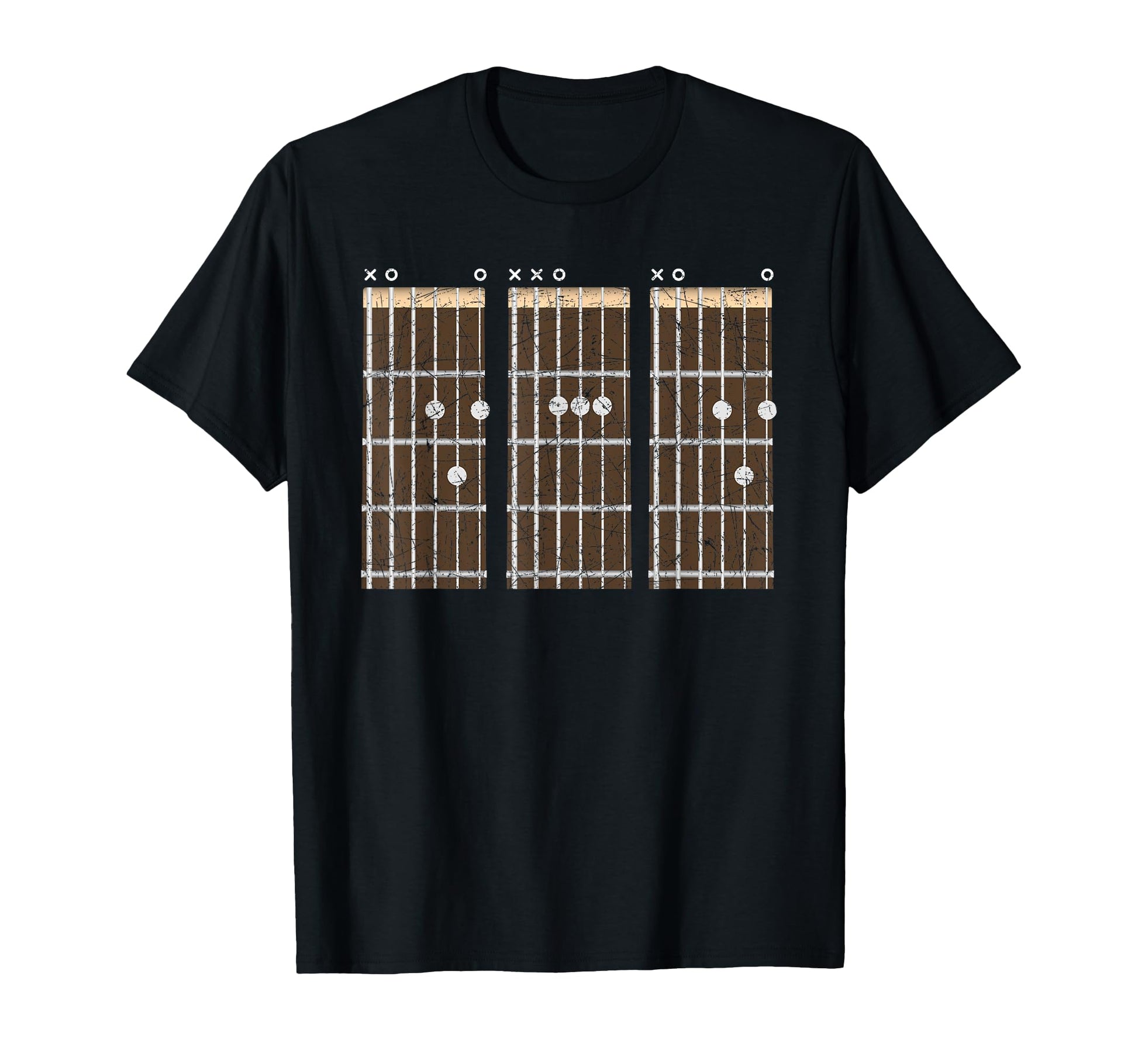 Dad Guitarist Father D D Chord Guitar T-Shirt - Minimalist Print Men Women - T-Shirt, Sweatshirt, Hoodie
