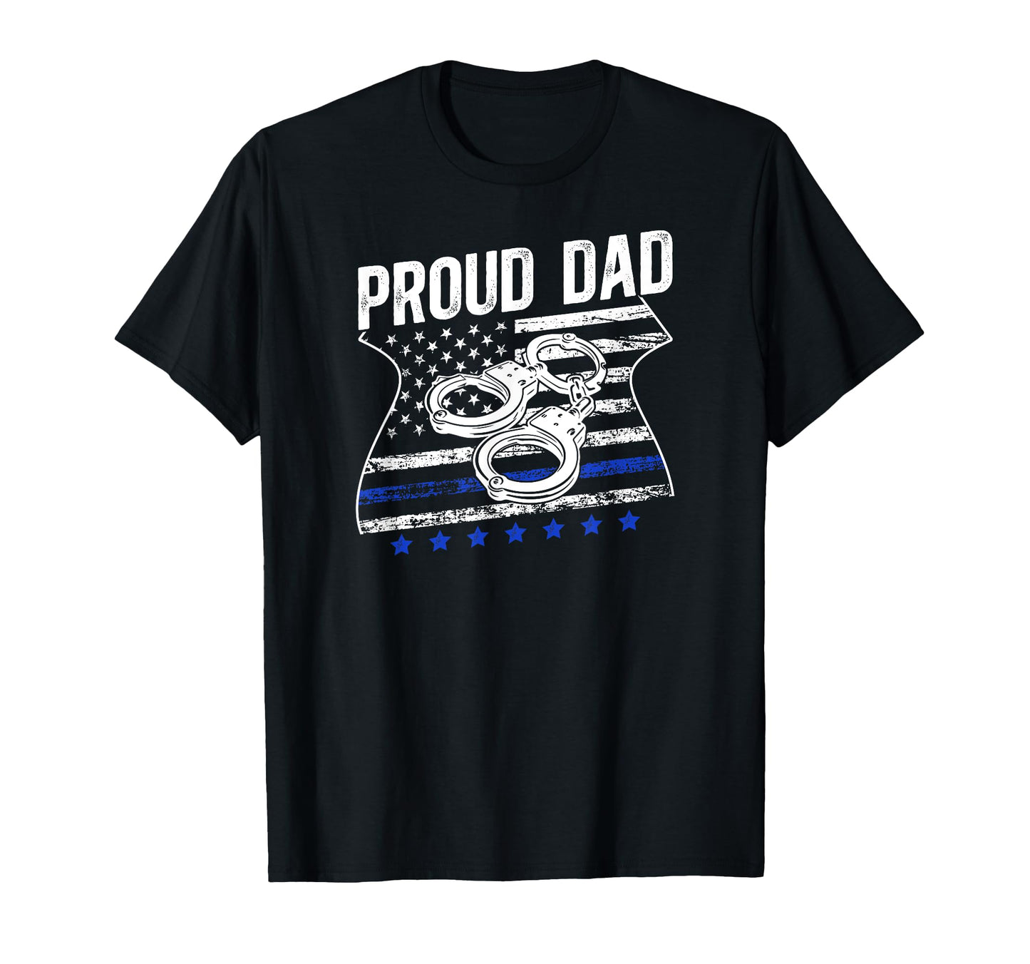 Proud Dad Police Officer Dad Police T-Shirt - Streetwear Style for Adults - T-Shirt, Sweatshirt, Hoodie