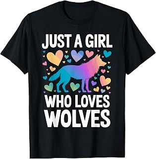Best Wolf Design for Women Girls Animal Wolves Wolf Lover T-Shirt Unisex T-shirt, Sweatshirt, Hoodie, Long Sleeve Tee - T-Shirt, Sweatshirt, Hoodie