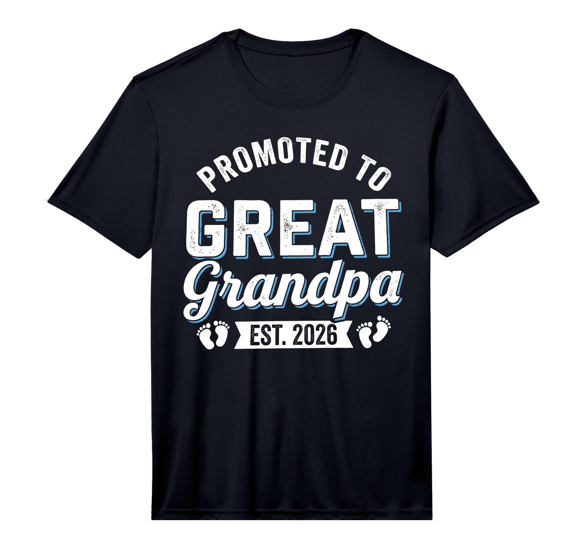 Mens Promoted To Great Grandpa 2026 T-Shirt - Graphic Print Men Women - T-Shirt, Sweatshirt, Hoodie