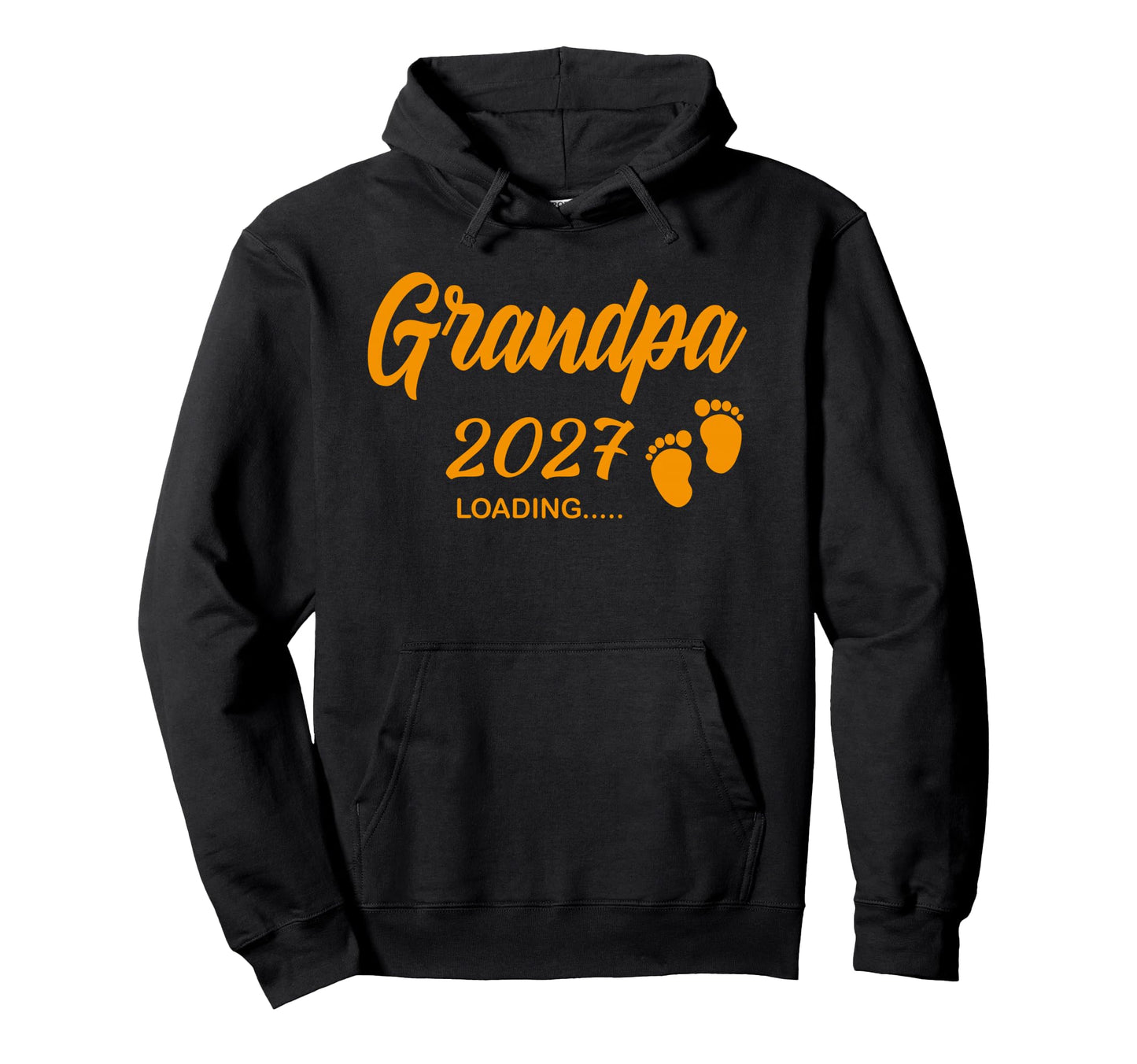Grandpa 2027 Loading Promoted To Hoodie - Minimalist Print for Adults - T-Shirt, Sweatshirt, Hoodie