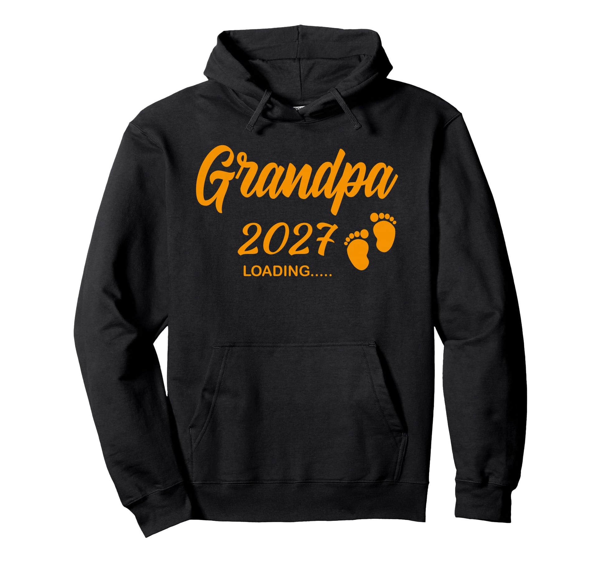 Grandpa 2027 Loading Promoted To Hoodie - Minimalist Print for Adults - T-Shirt, Sweatshirt, Hoodie