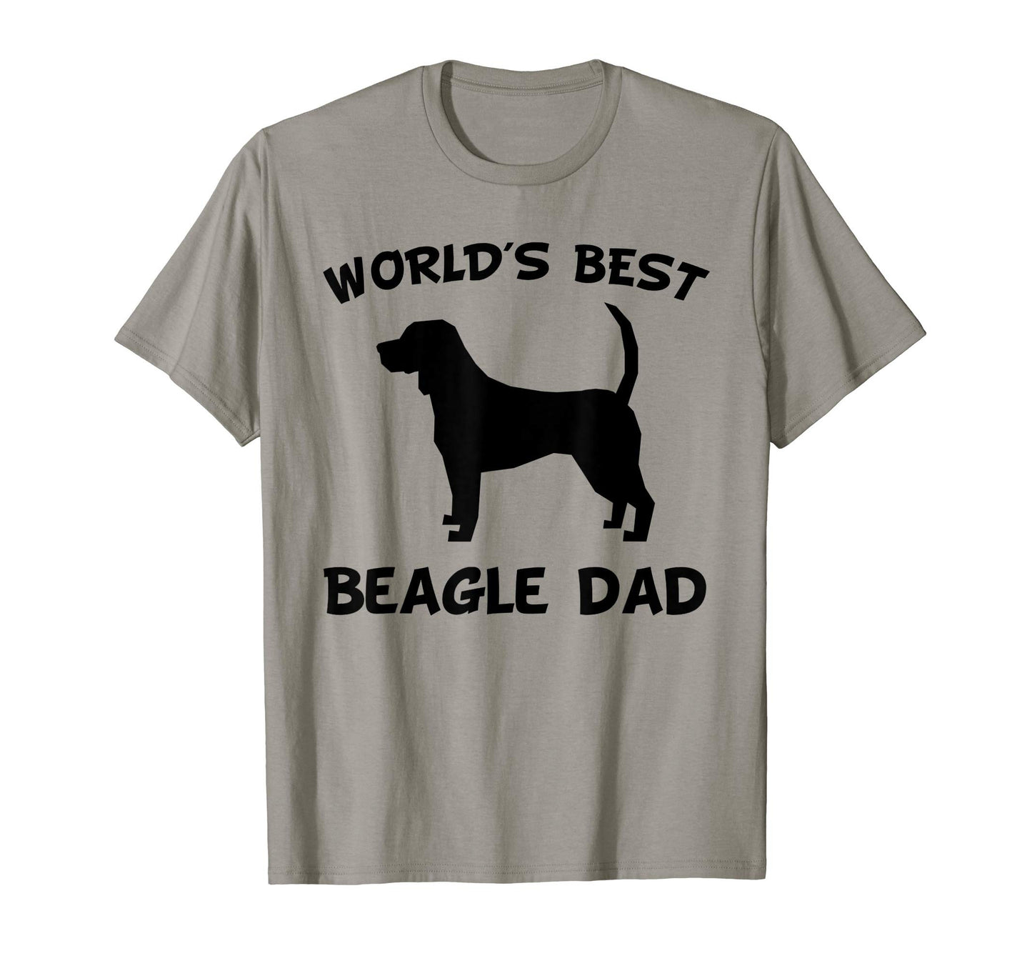 Mens Worlds Best Beagle Dad Dog Owner T-Shirt - Graphic Print Men Women - T-Shirt, Sweatshirt, Hoodie